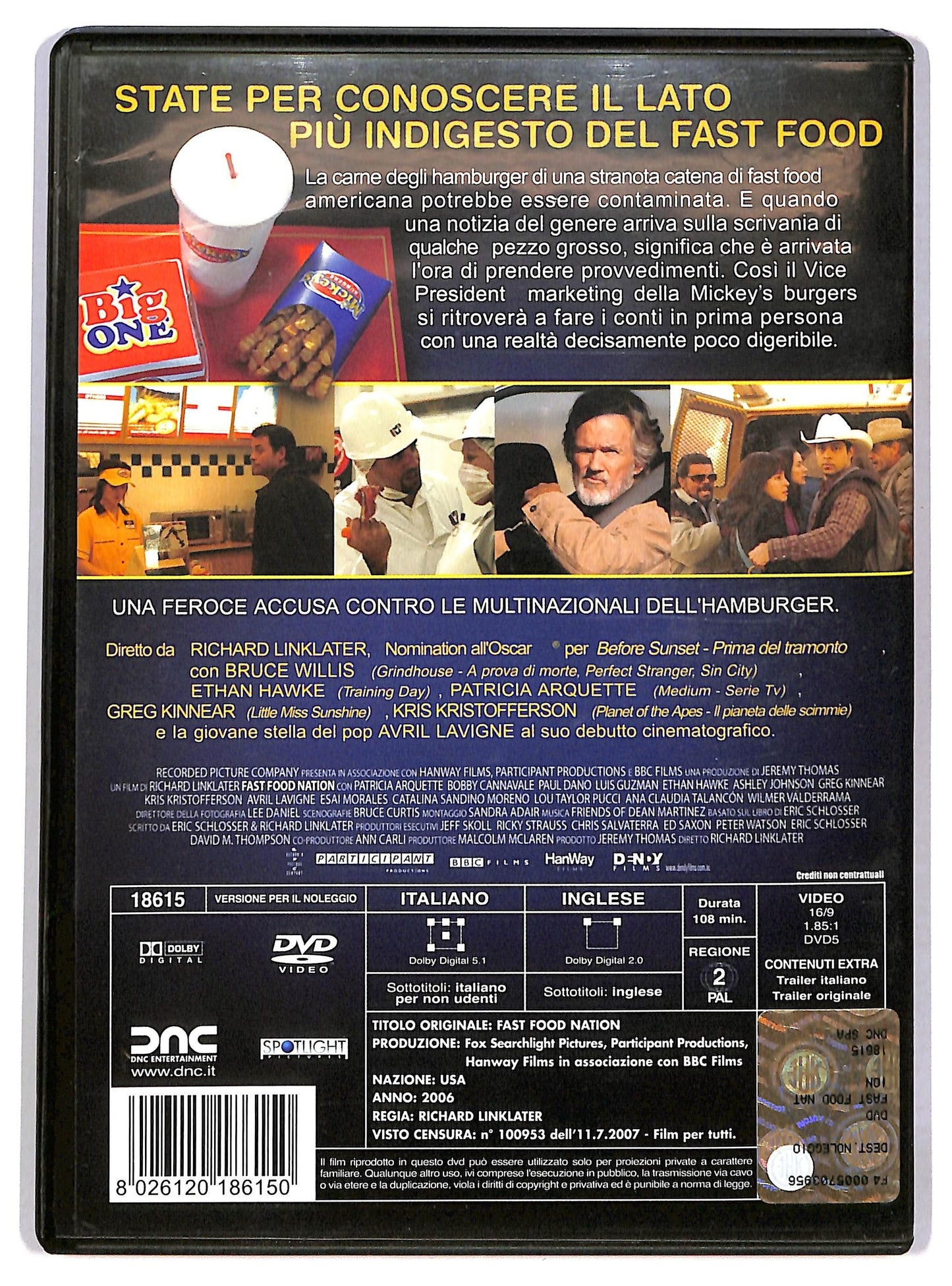 EBOND Fast food nation NOLEGGIO DVD DB801642