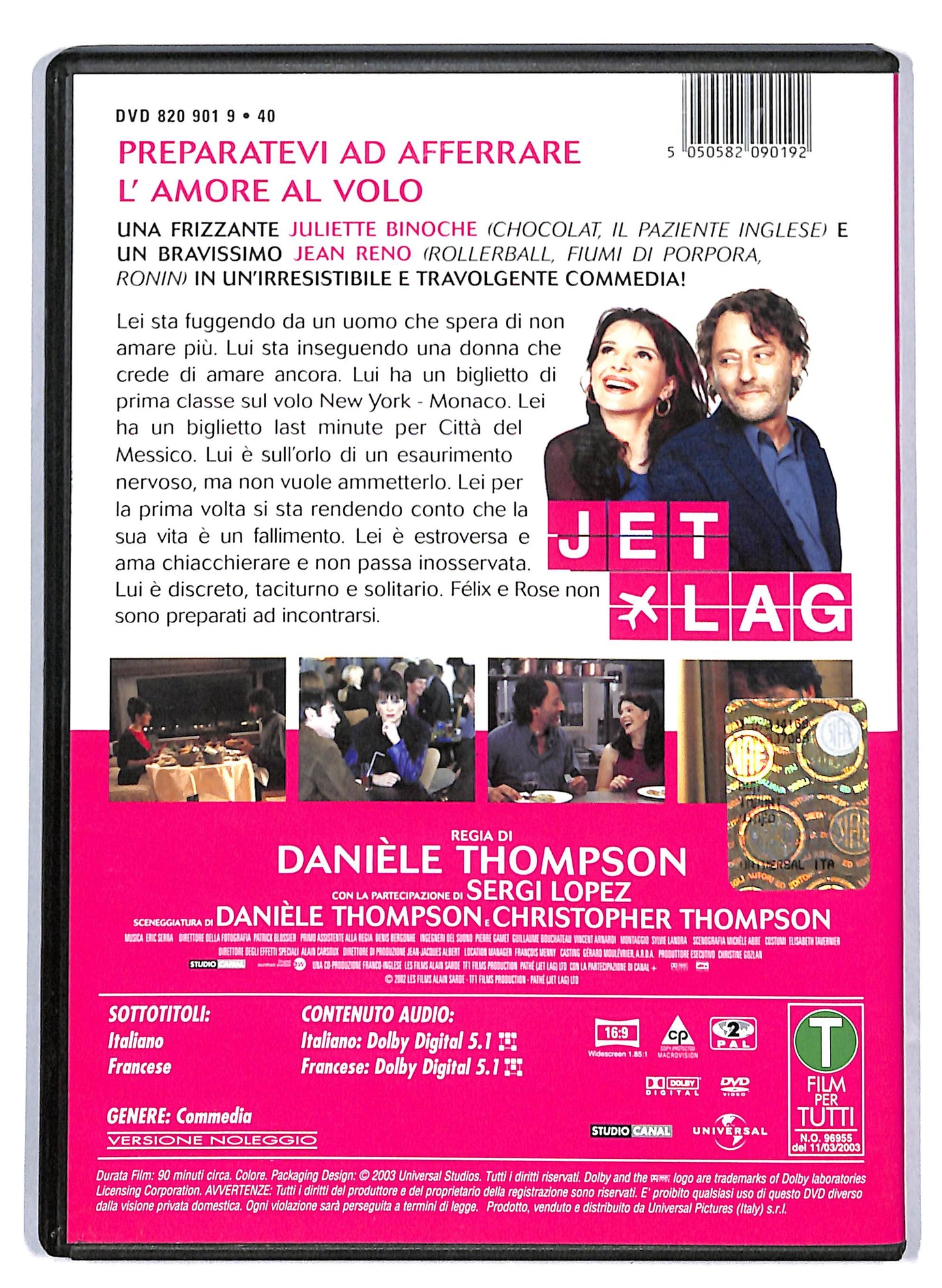 EBOND Jet Lag NOLEGGIO DVD DB801652