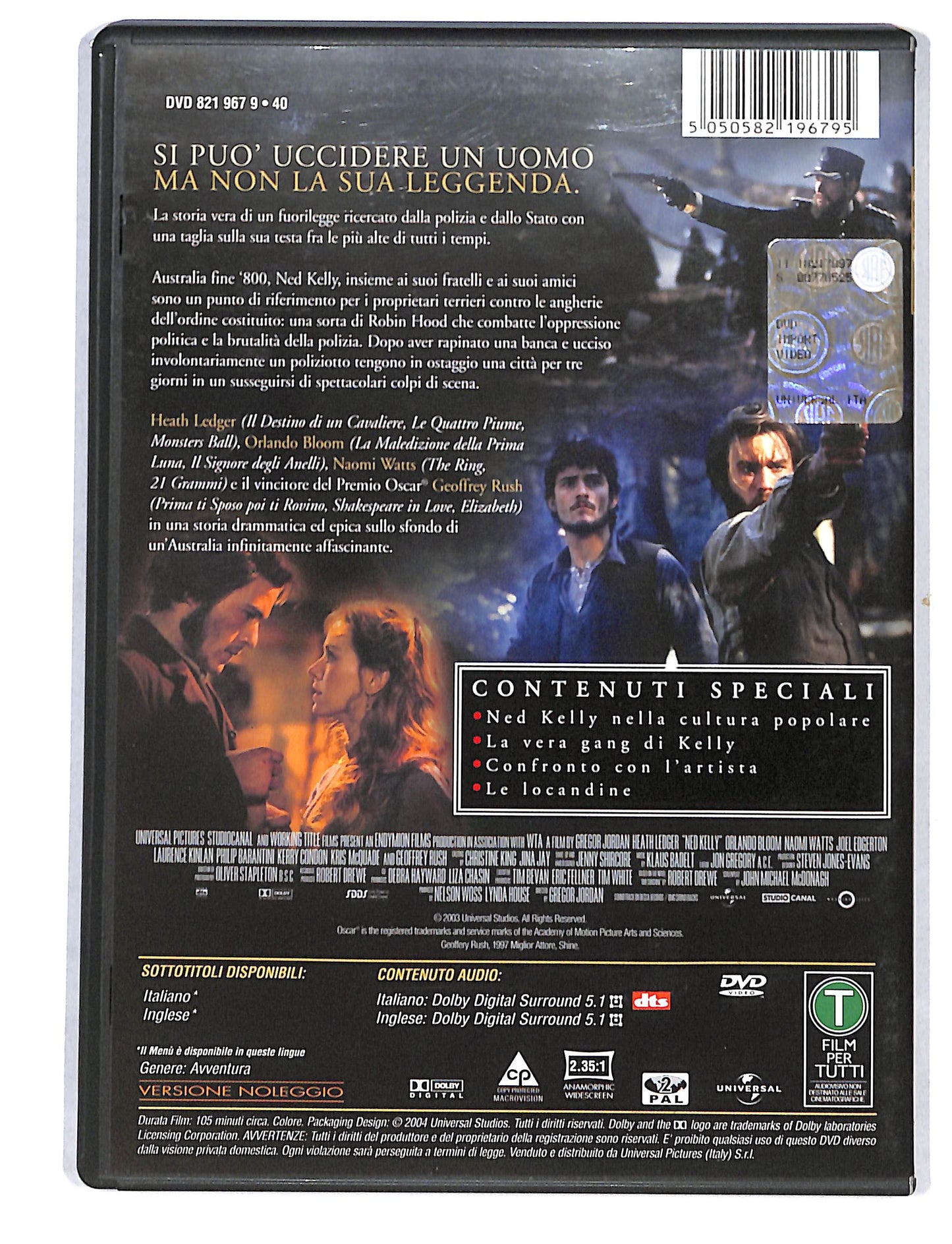 EBOND Ned Kelly NOLEGGIO DVD DB802647