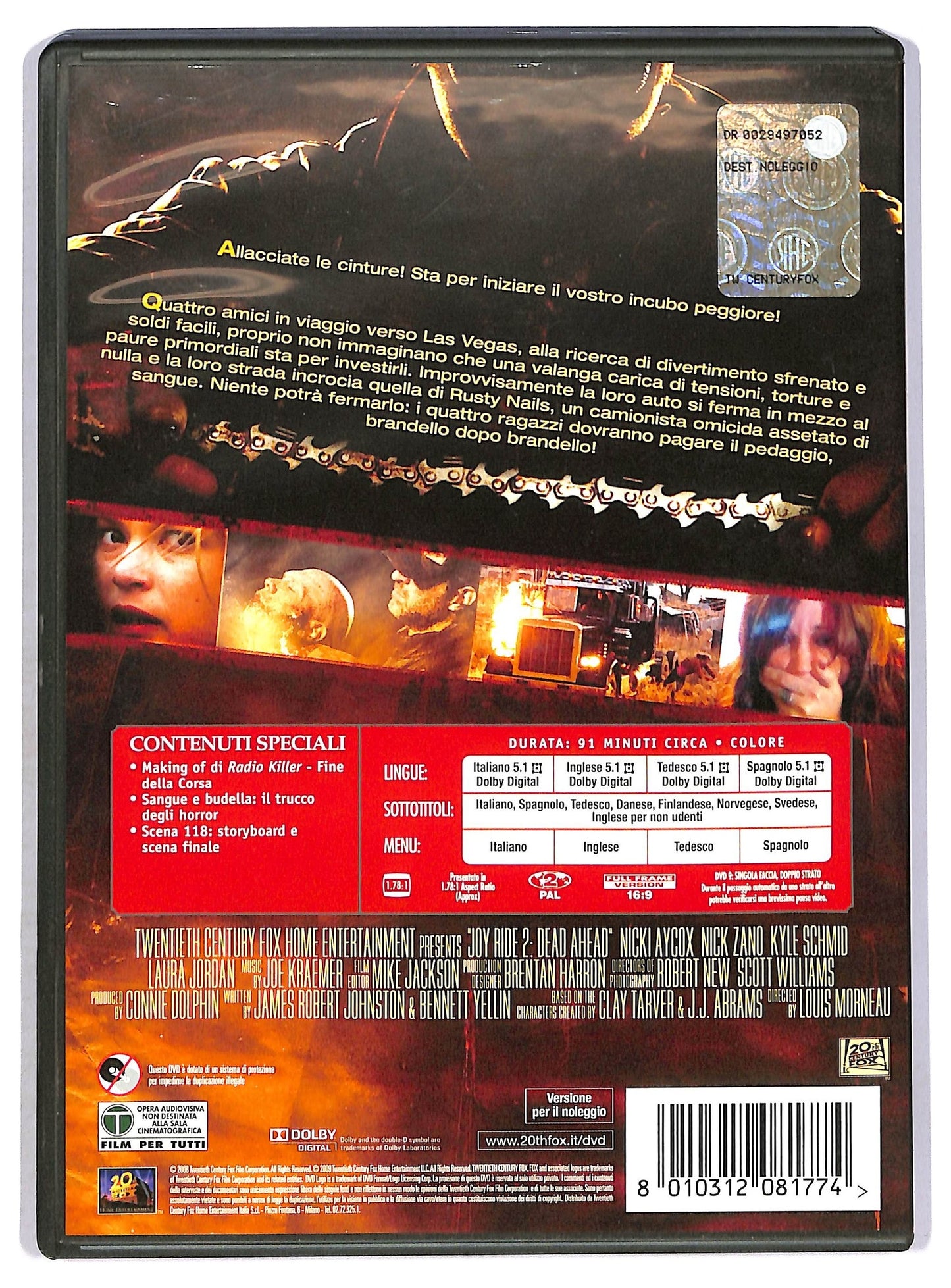 EBOND Radio killer 2 fine della corsa NOLEGGIO DVD DB802813