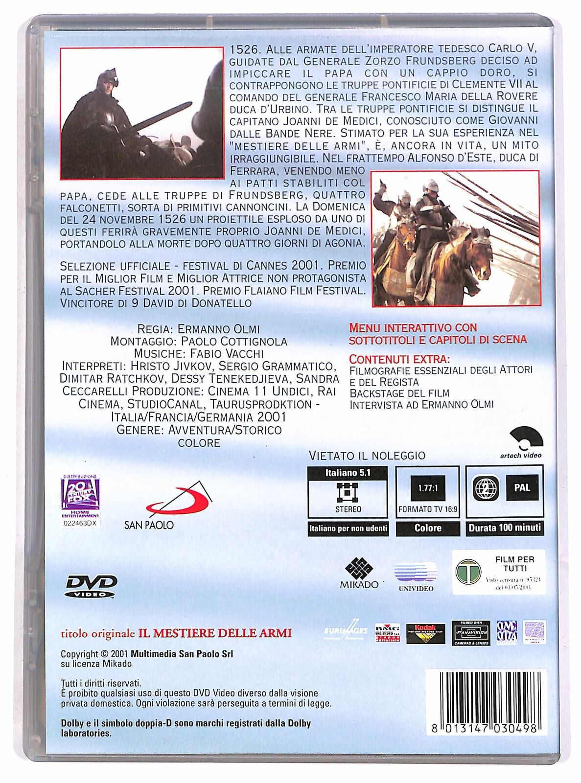 EBOND Il mestiere delle armi NOLEGGIO DVD DB802823