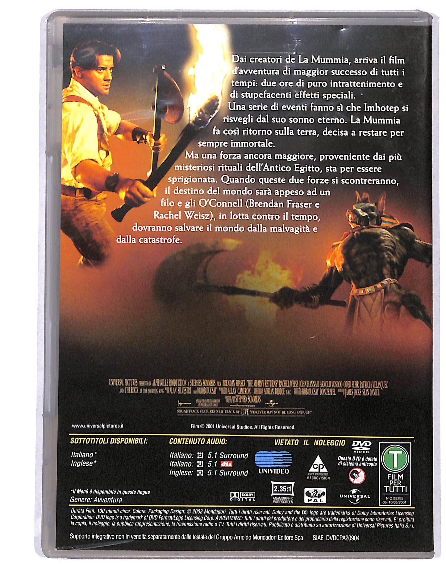EBOND La Mummia il ritorno EDITORIALE DVD DB803119
