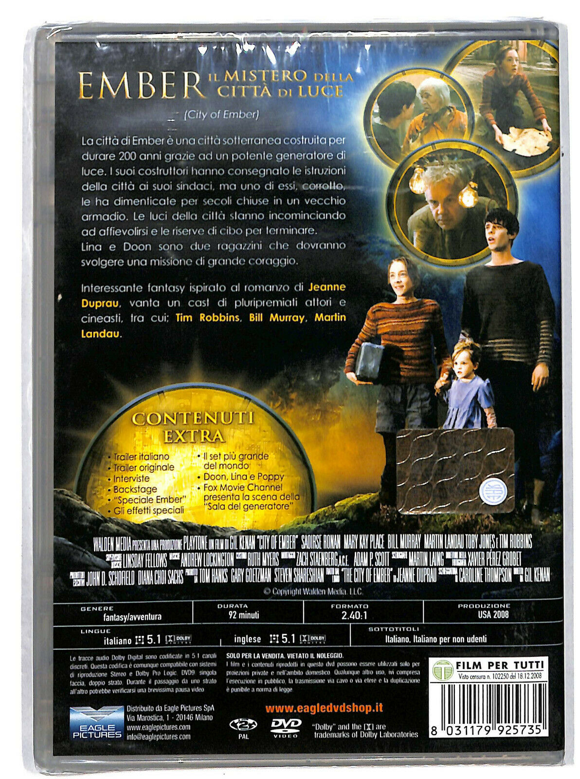 EBOND Ember - Il Mistero Della Citta' Di Luce DVD DB803125