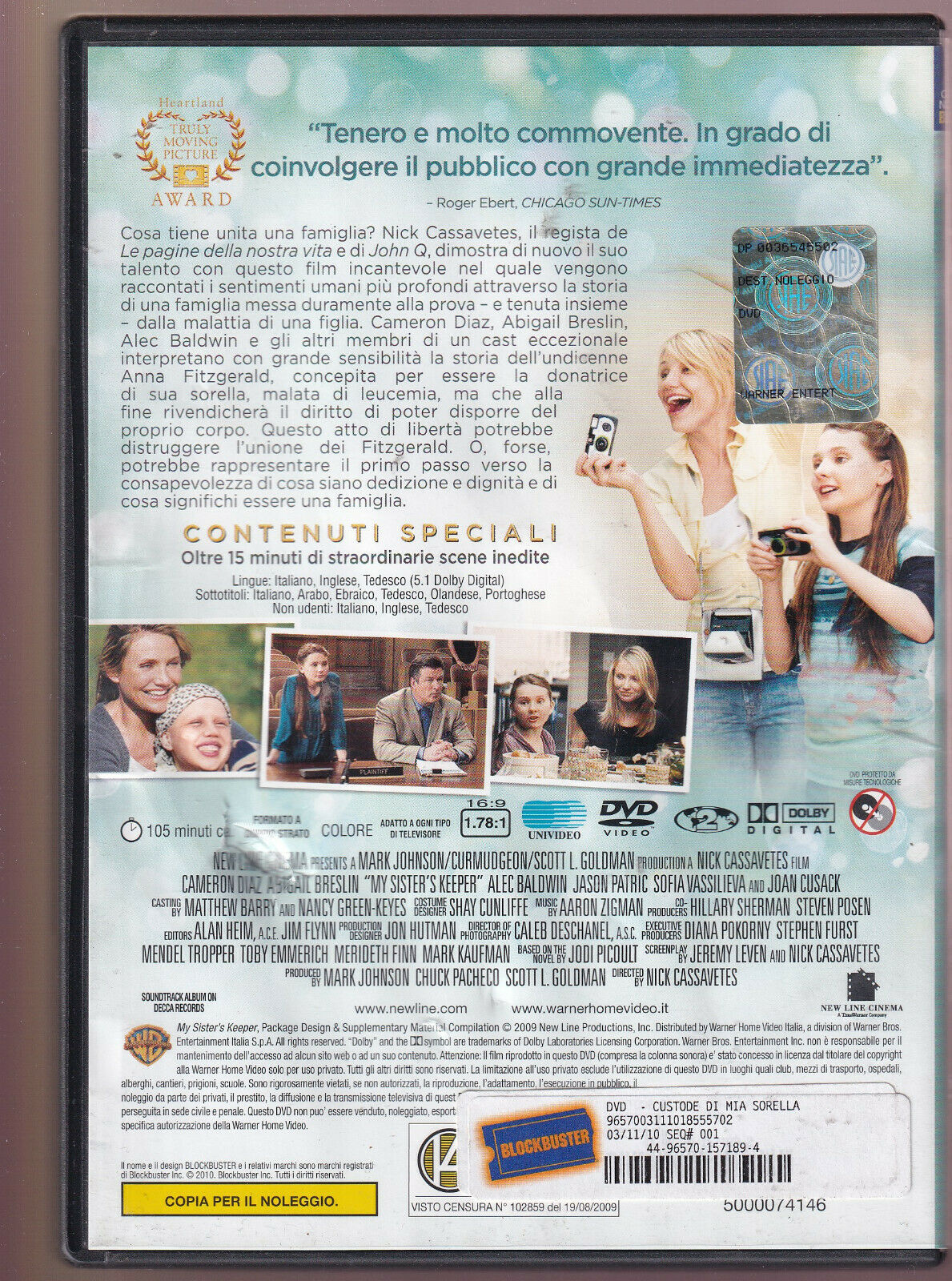 EBOND La Custode Di Mia Sorella. Noleggio DVD DB803134