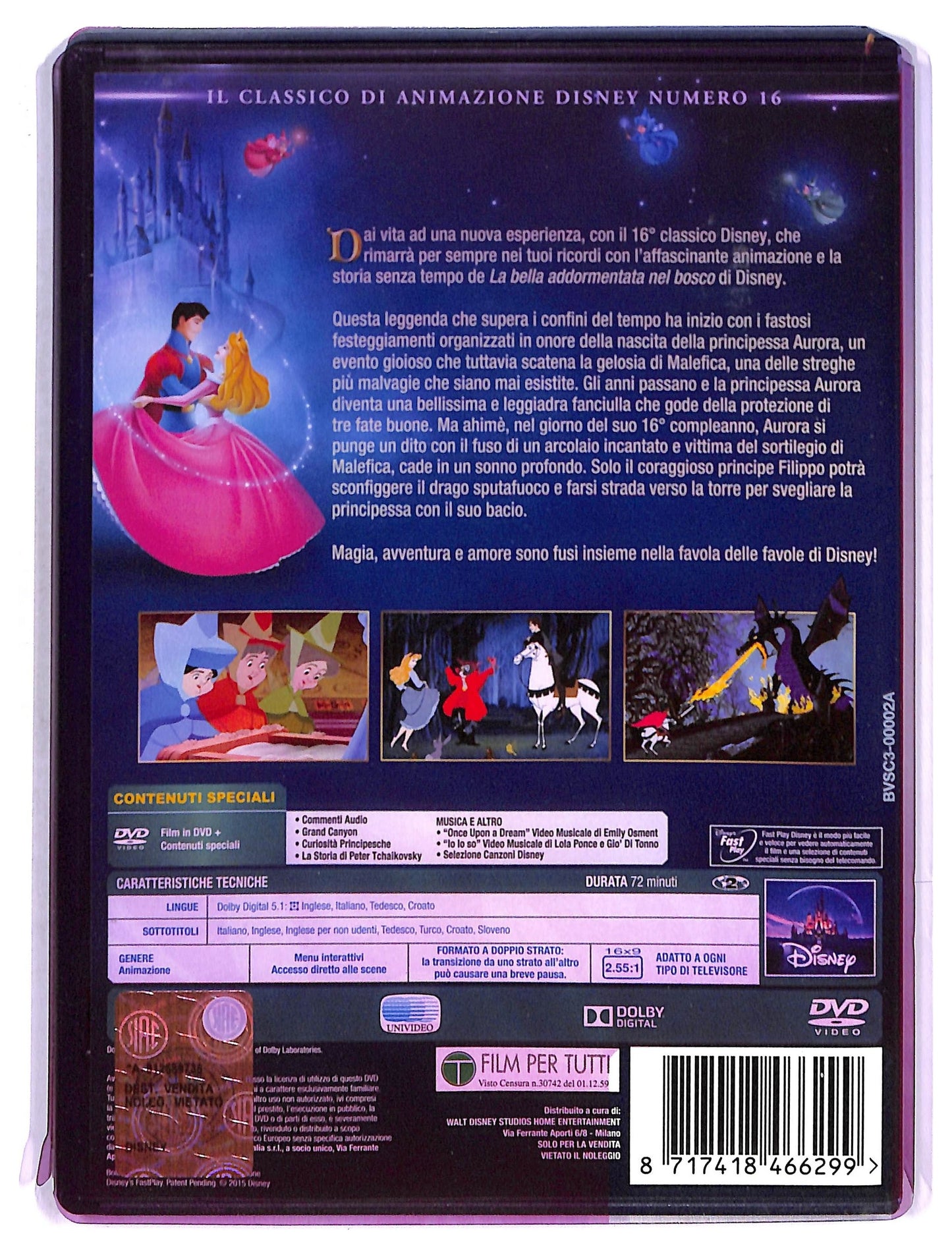 EBOND La Bella Addormentata nel bosco SLIPCASE DVD DB803154