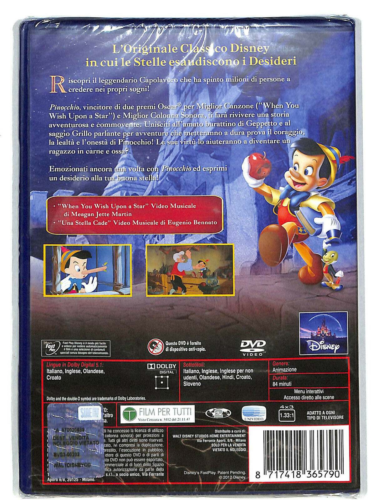 EBOND Pinocchio DVD DB803156