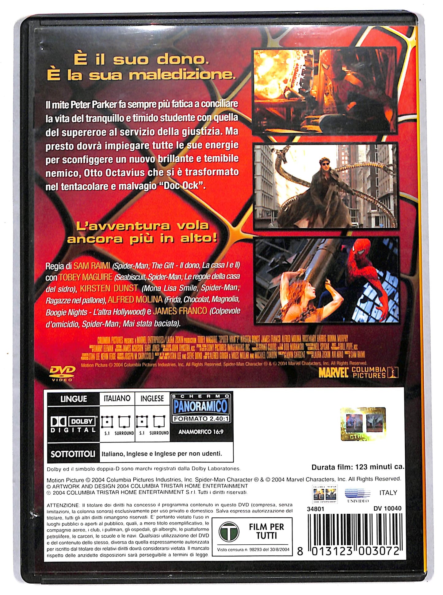 EBOND spider man 2 NOLEGGIO DVD DB803159