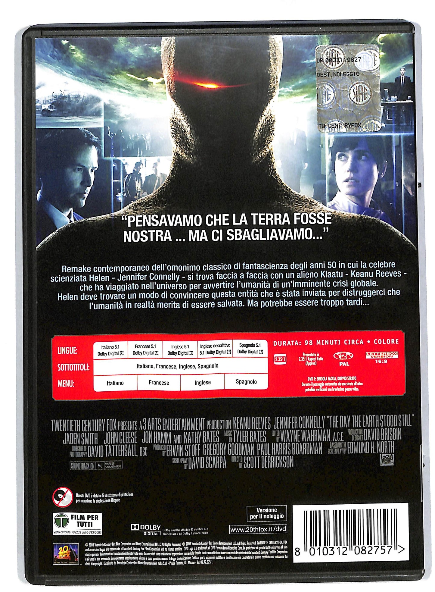 EBOND Ultimatum alla Terra NOLEGGIO DVD DB803253