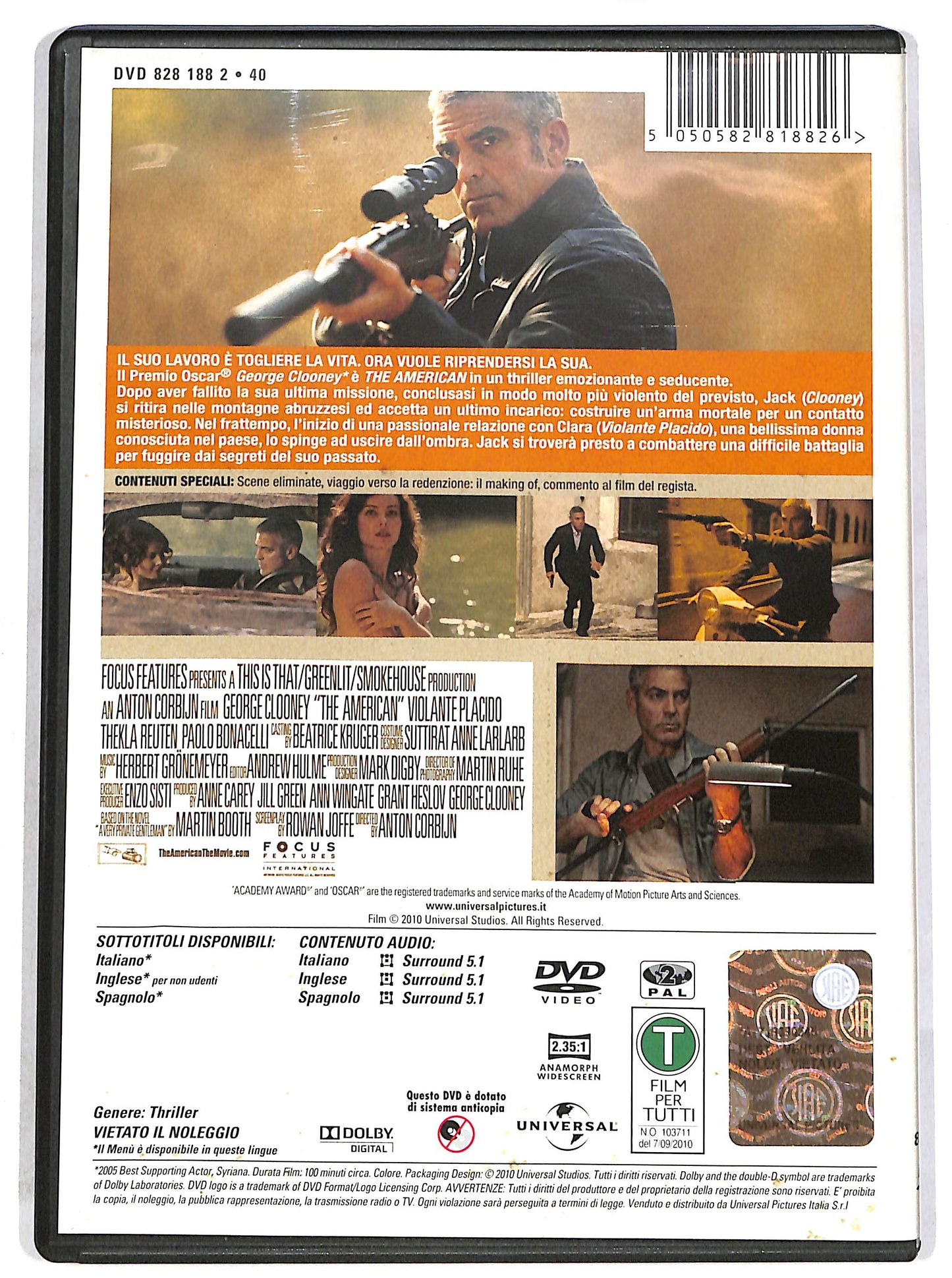 EBOND The American (film 2010) NOLEGGIO DVD DB803623