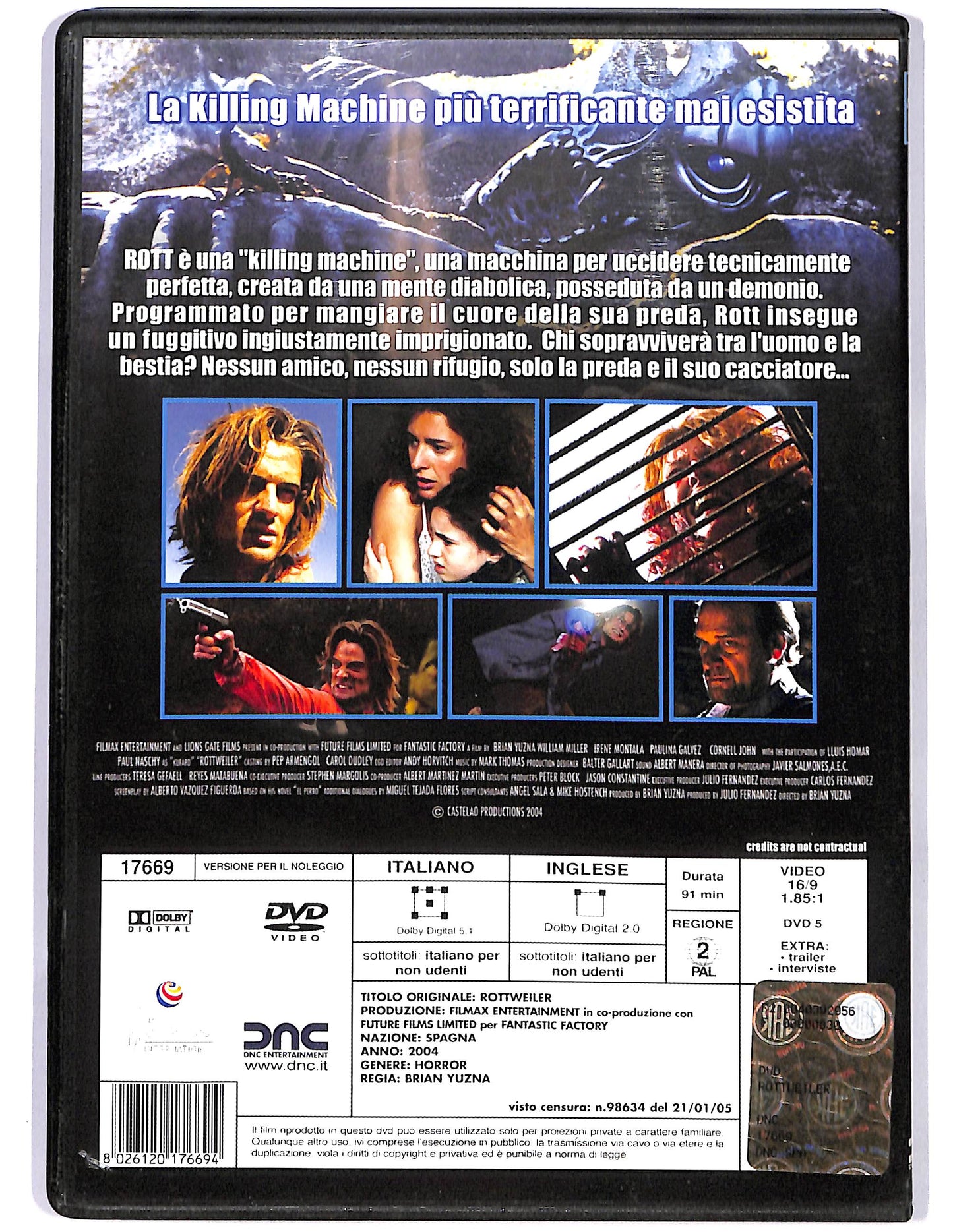 EBOND Rottweiler NOLEGGIO DVD DB803826