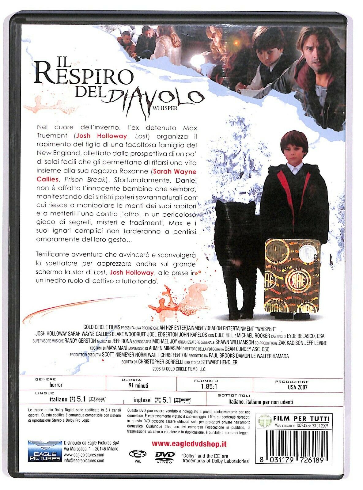 EBOND Il Respiro Del Diavolo Ex Noleggio DVD DB804333