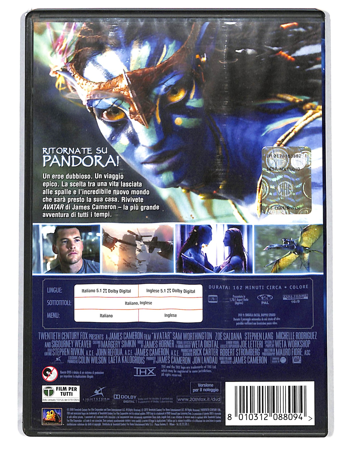 EBOND Avatar NOLEGGIO DVD DB804341