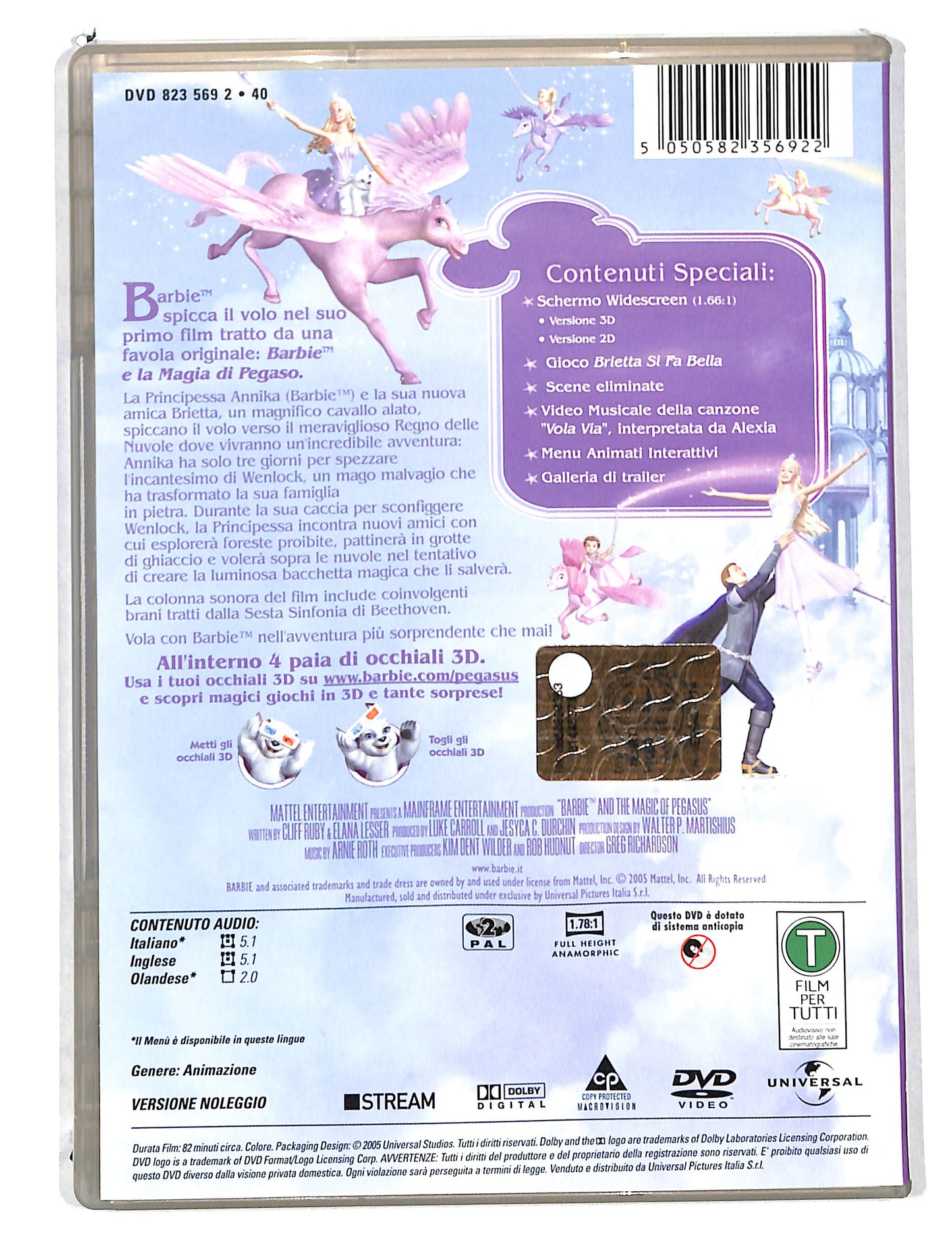 EBOND Barbie e la magia di pegaso NOLEGGIO DVD DB804349