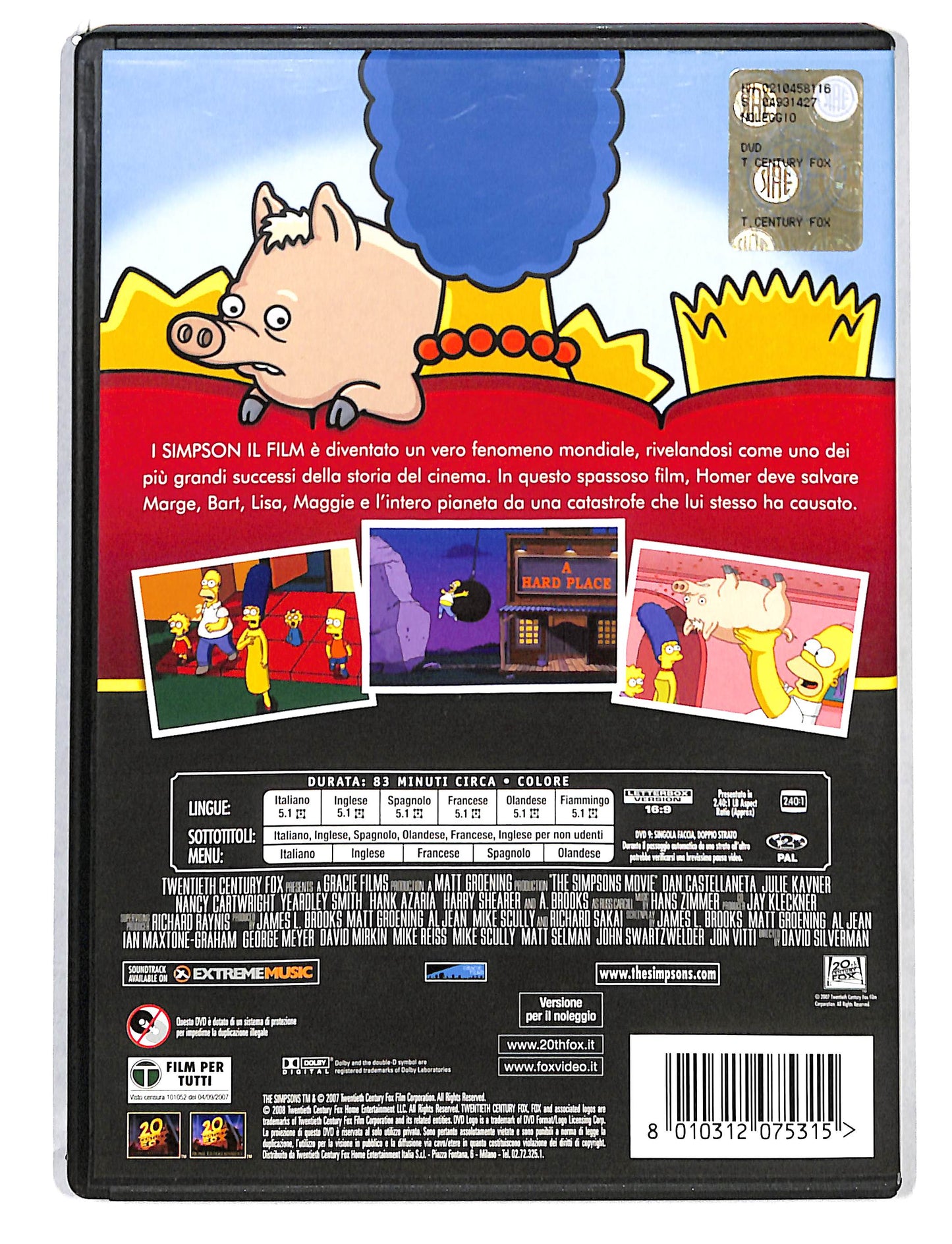 EBOND I Simpson il film NOLEGGIO DVD DB804353