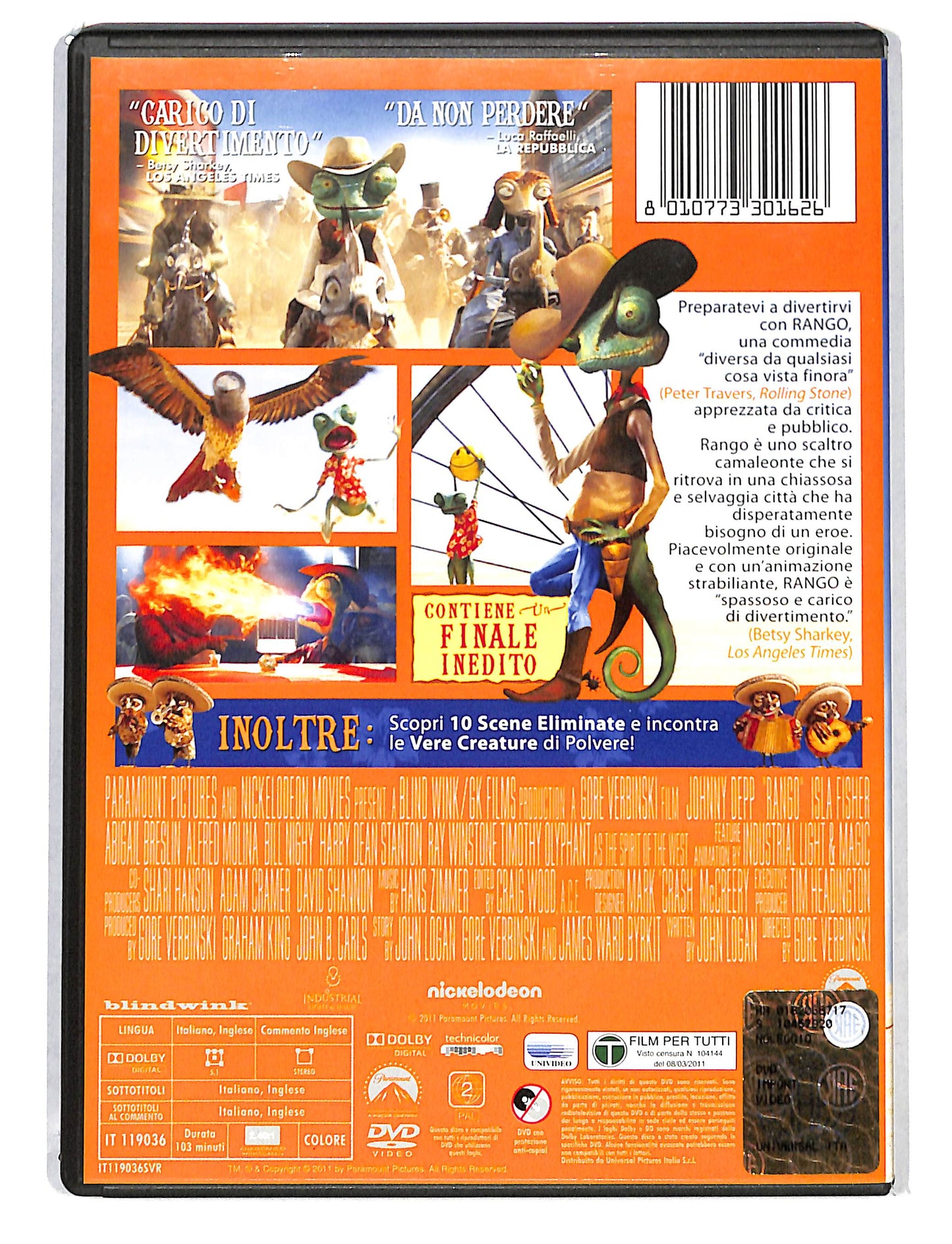 EBOND Rango NOLEGGIO DVD DB804361