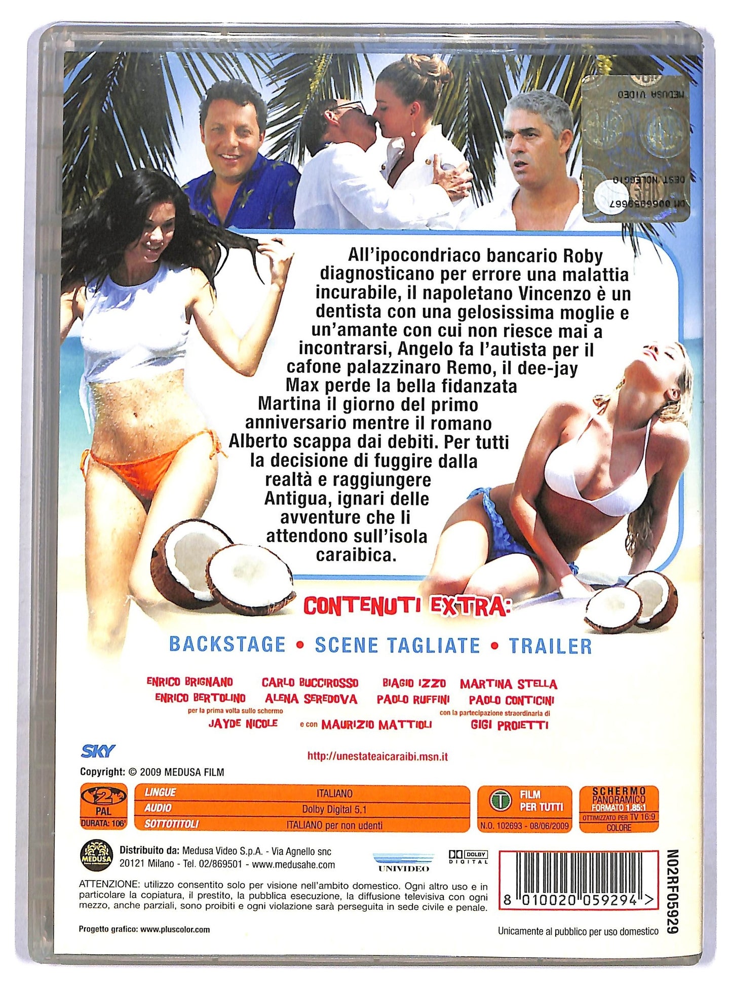 EBOND Un'estate ai Caraibi NOLEGGIO DVD DB805132