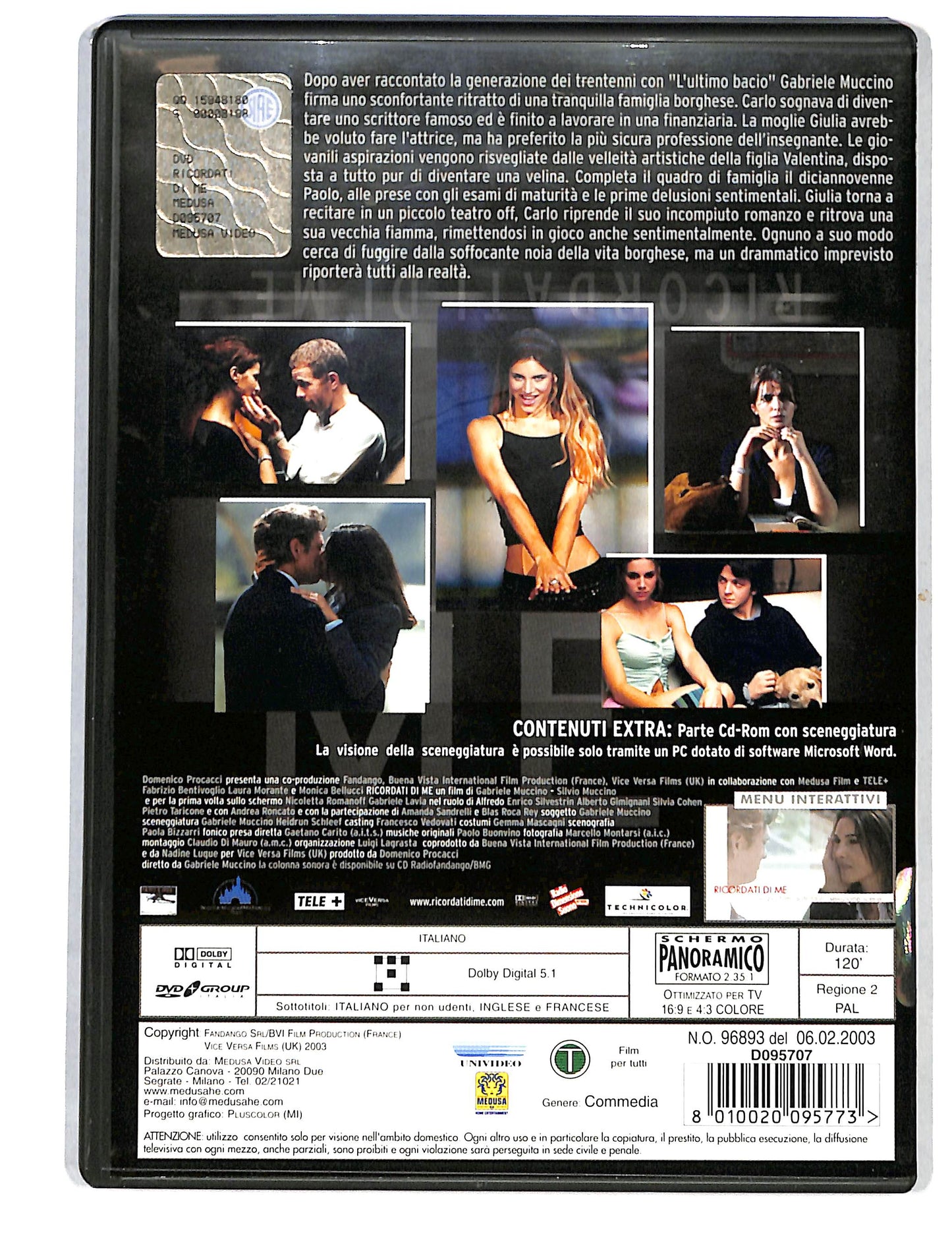 EBOND Ricordati di me NOLEGGIO DVD DB805313