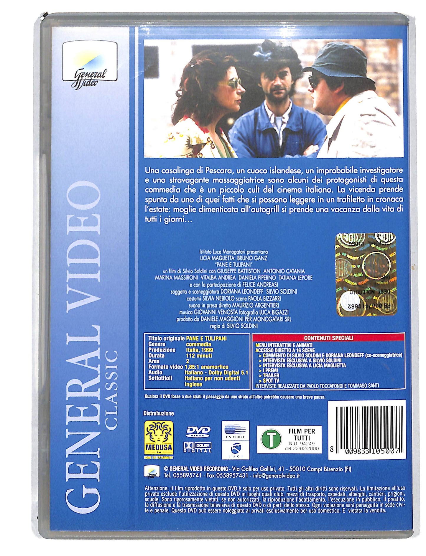 EBOND Pane e Tulipani NOLEGGIO DVD DB805315