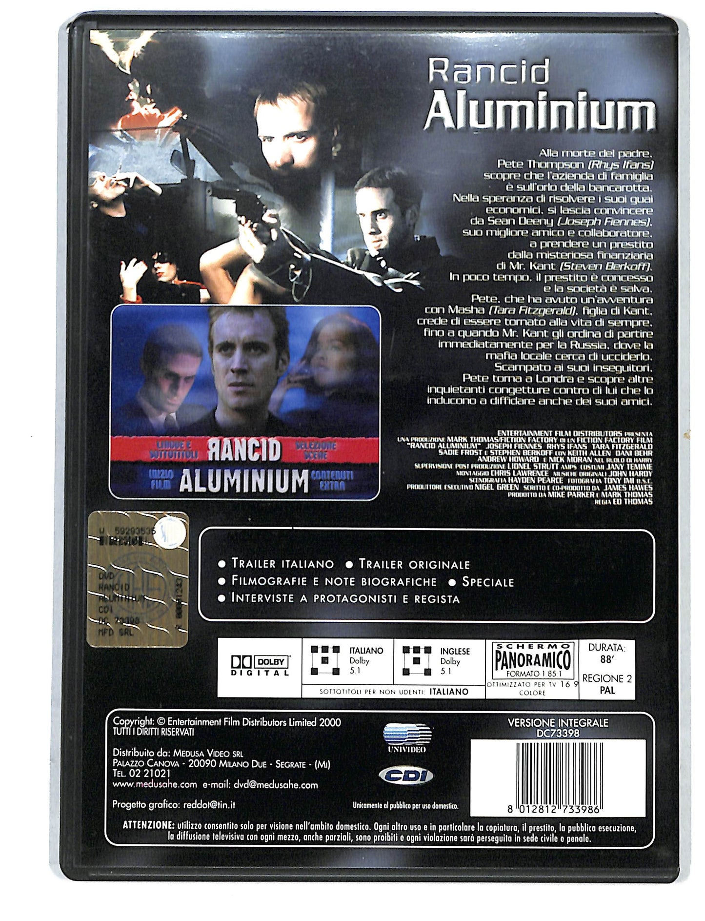 EBOND Rancid Aluminium NOLEGGIO DVD DB805335
