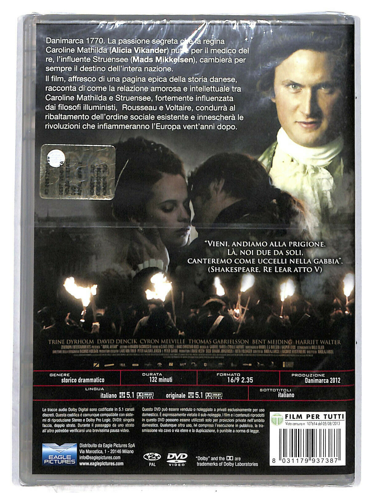 EBOND Royal Affair NOLEGGIO DVD DB805601