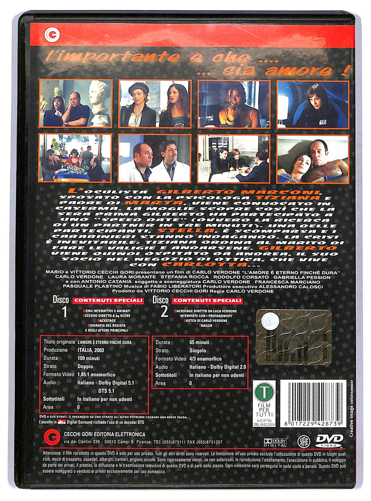 EBOND L'Amore E Eterno Finche Dura NOLEGGIO DVD DB805604