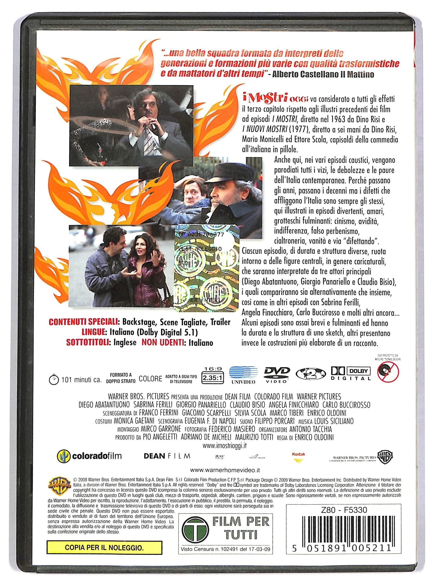 EBOND I mostri oggi NOLEGGIO DVD DB805617