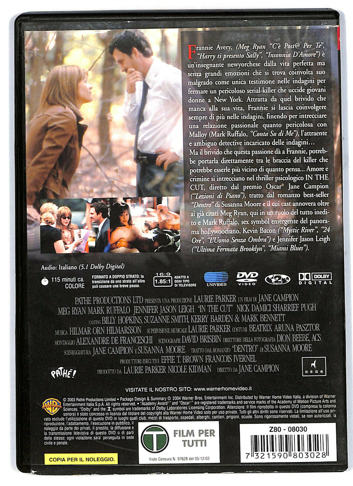 EBOND In The Cut NOLEGGIO DVD DB805619