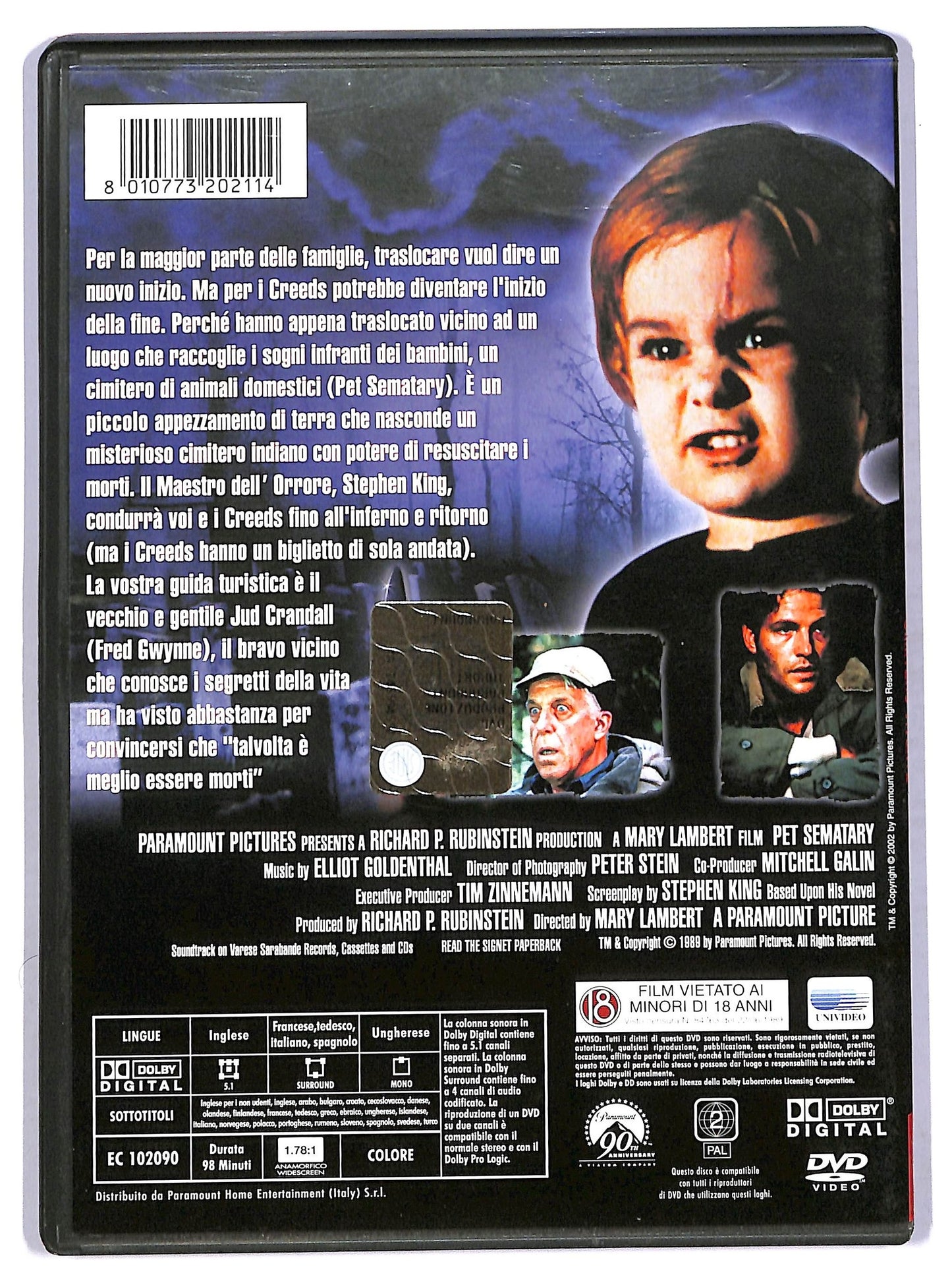 EBOND Pet Sematary - Cimitero Vivente NOLEGGIO DVD DB805637