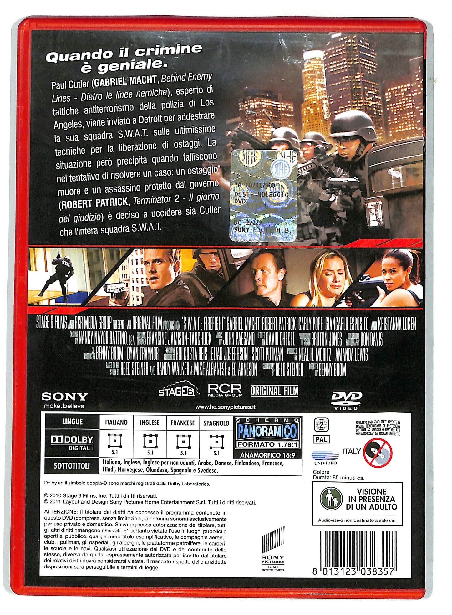 EBOND S.W.A.T. NOLEGGIO DVD DB805653
