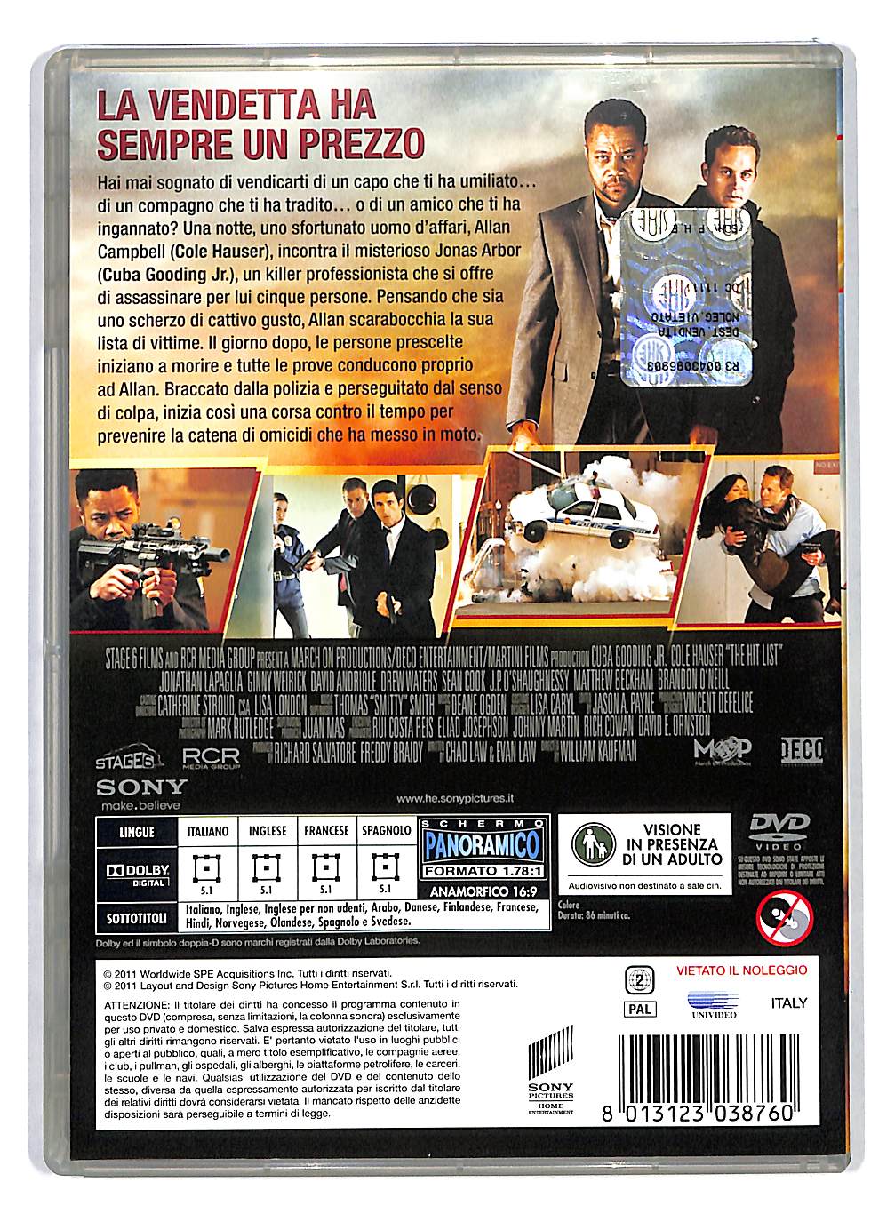 EBOND The Hit List - Lista di morte NOLEGGIO DVD DB805654
