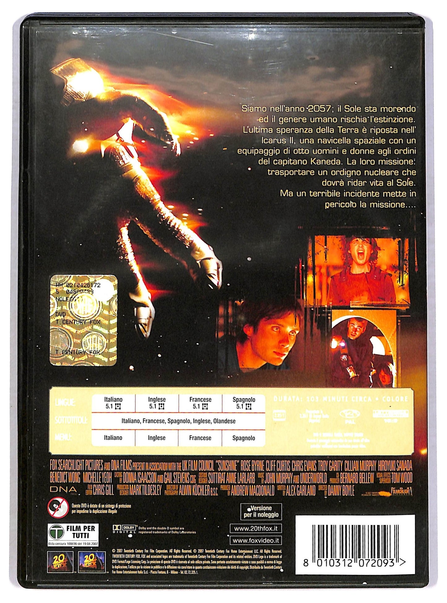 EBOND Sunshine NOLEGGIO DVD DB805656