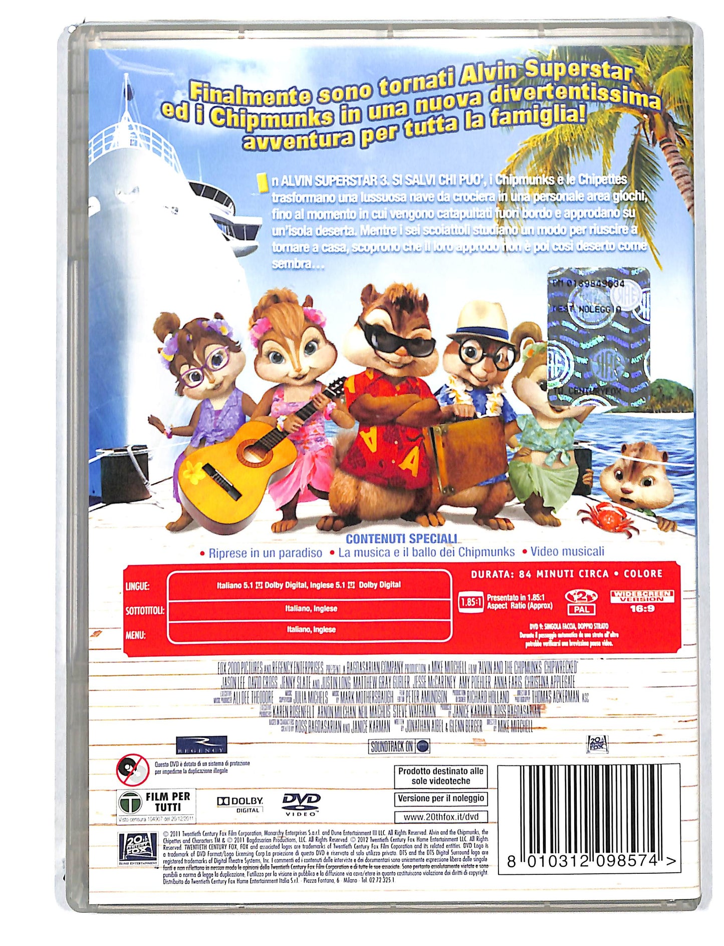 EBOND Alvin superstar 3 si salvi chi puo NOLEGGIO DVD DB805852