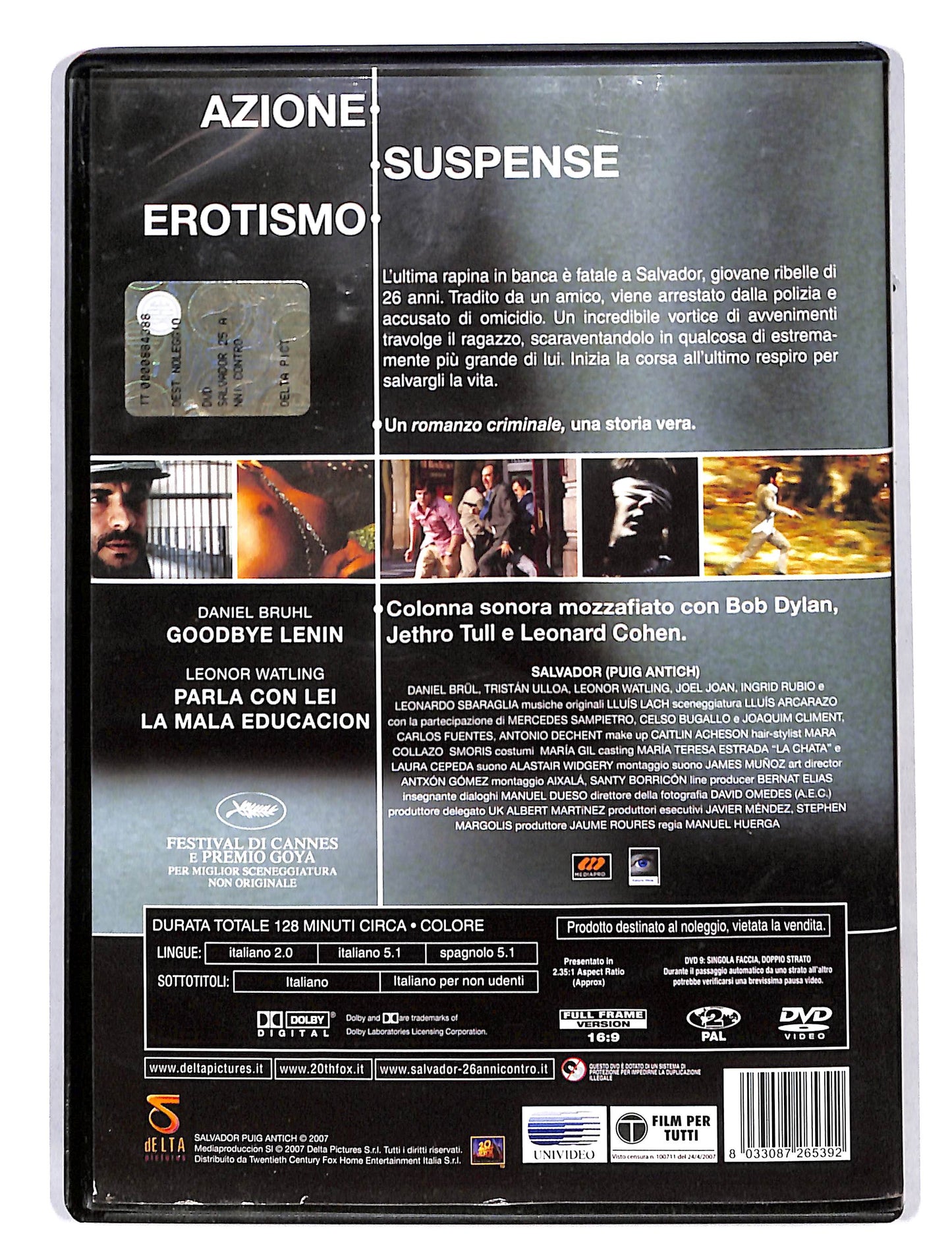 EBOND Salvador 26 anni contro NOLEGGIO DVD DB805914