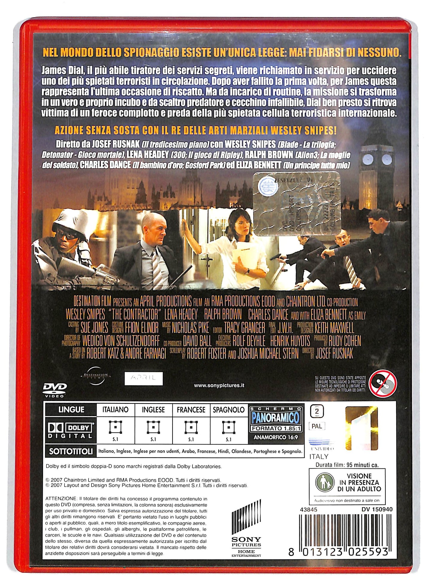 EBOND The Contractor - Rischio supremo NOLEGGIO DVD DB805931
