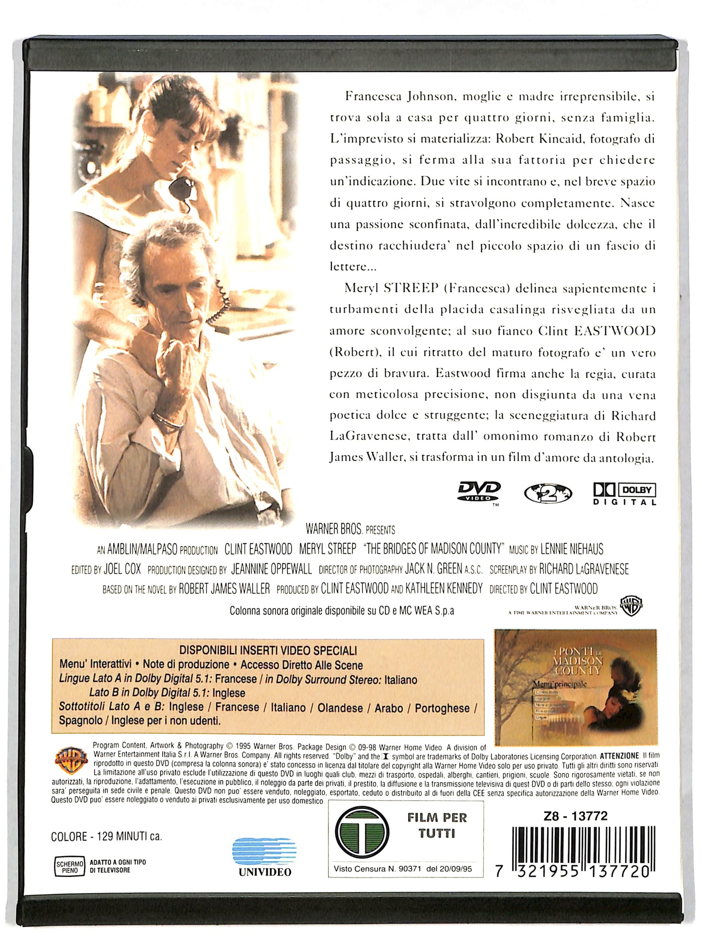 EBOND I ponti di Madison County SNAPPER DVD DB806856