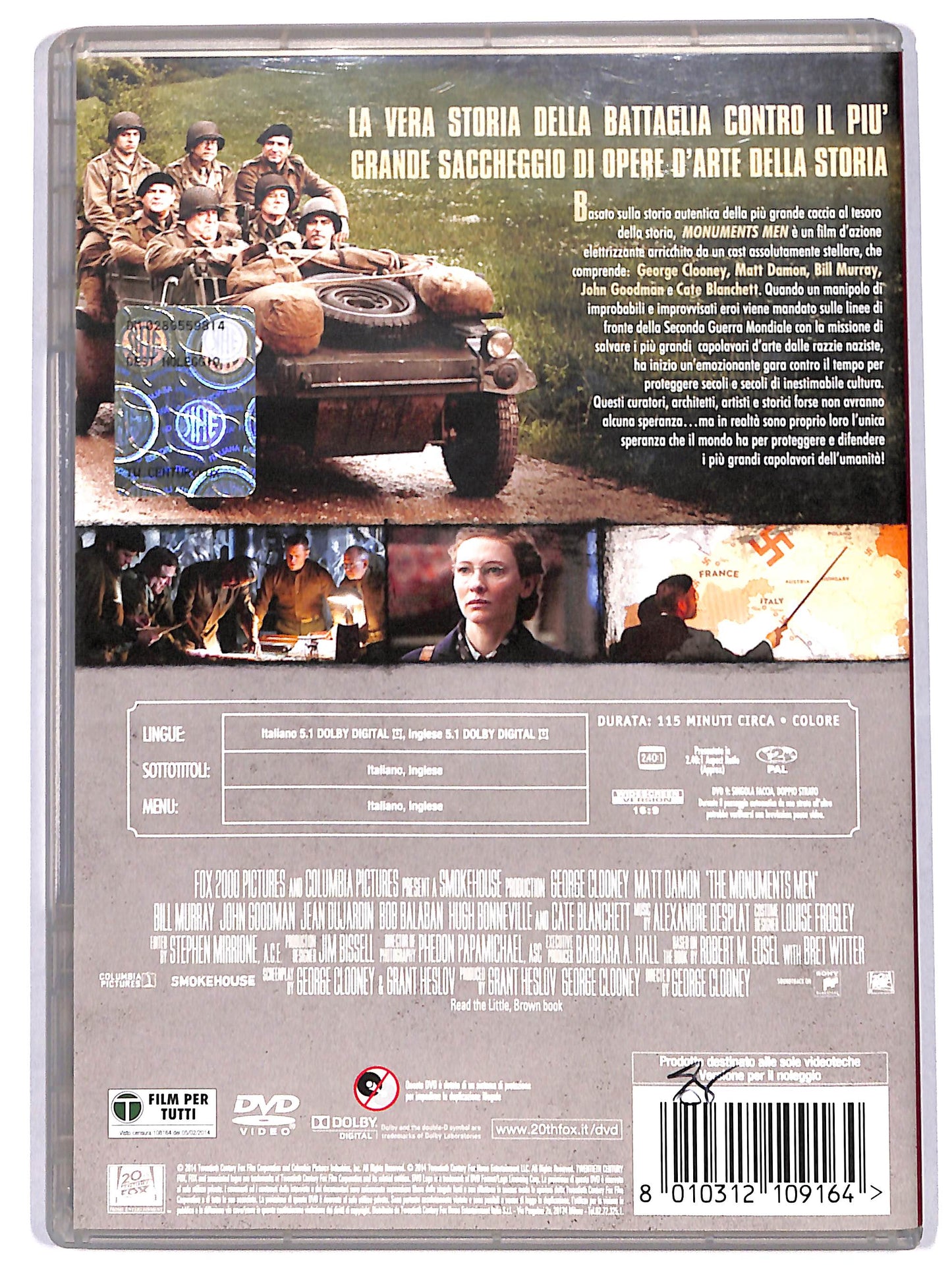 EBOND Monuments Men - Noleggio DVD DB807147