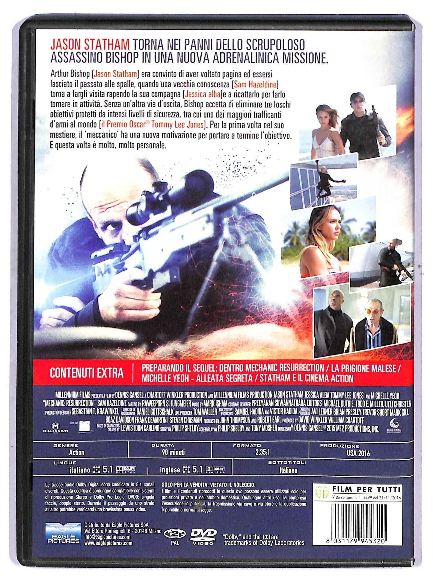 EBOND Mechanic - Resurrection NOLEGGIO DVD DB807159