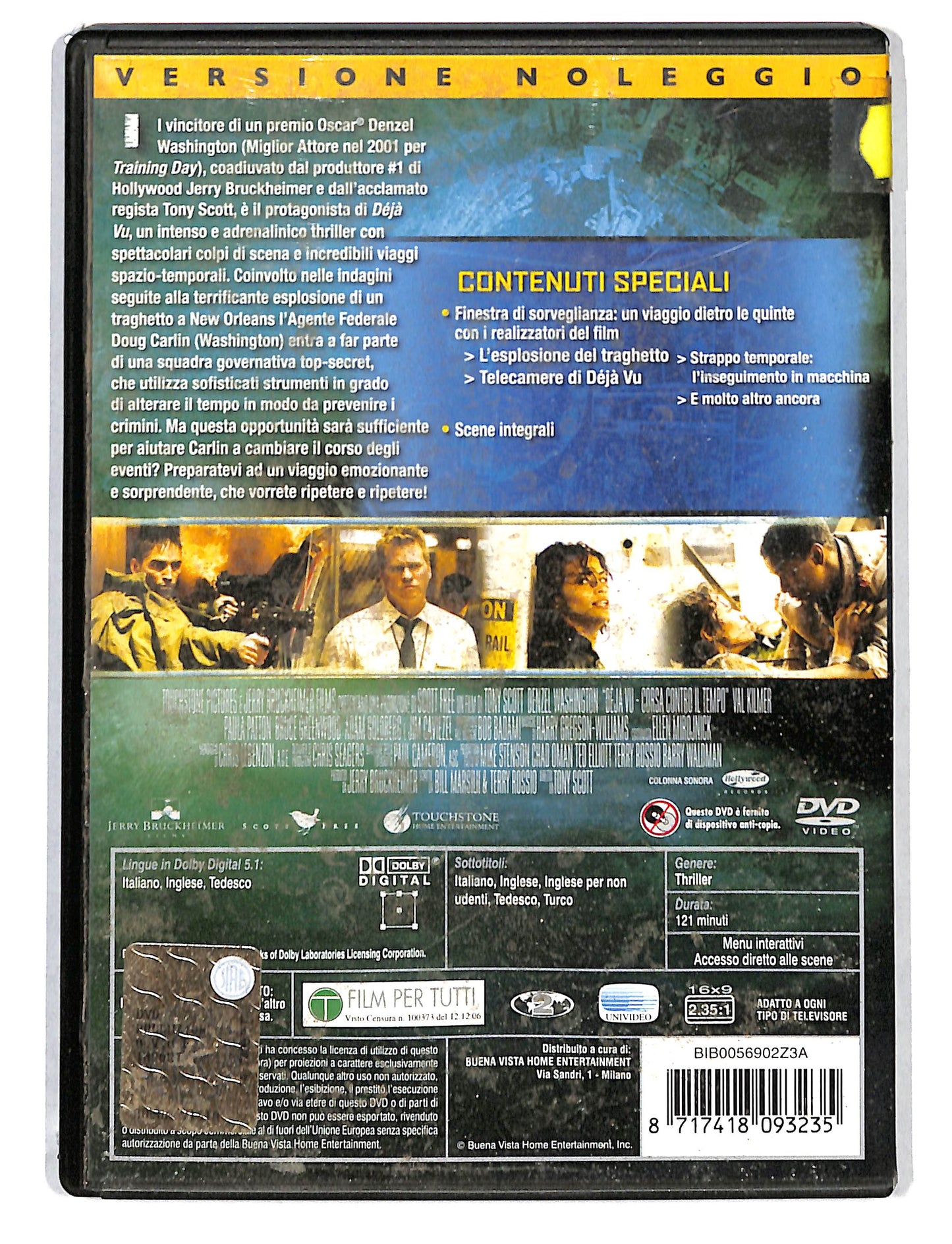 EBOND Dejavu corsa contro il tempo NOLEGGIO DVD DB807306