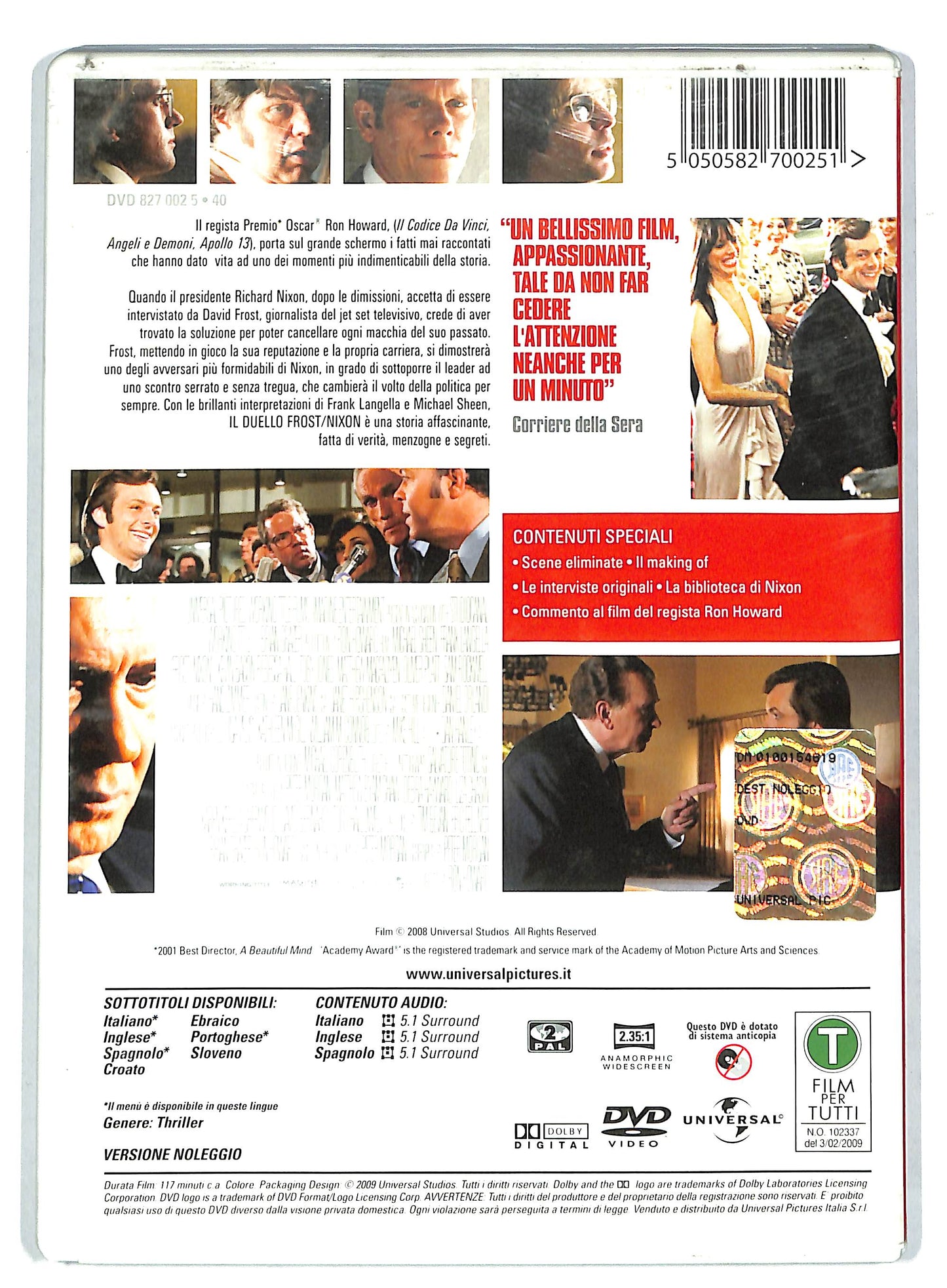 EBOND Il duello Frost Nixon NOLEGGIO DVD DB807314
