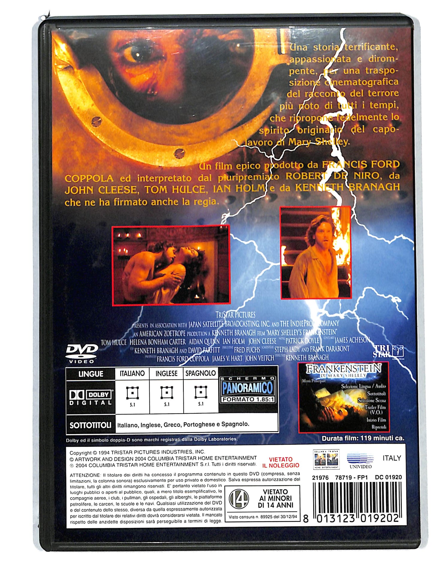 EBOND Frankenstein di Mary Shelley NOLEGGIO DVD DB807316
