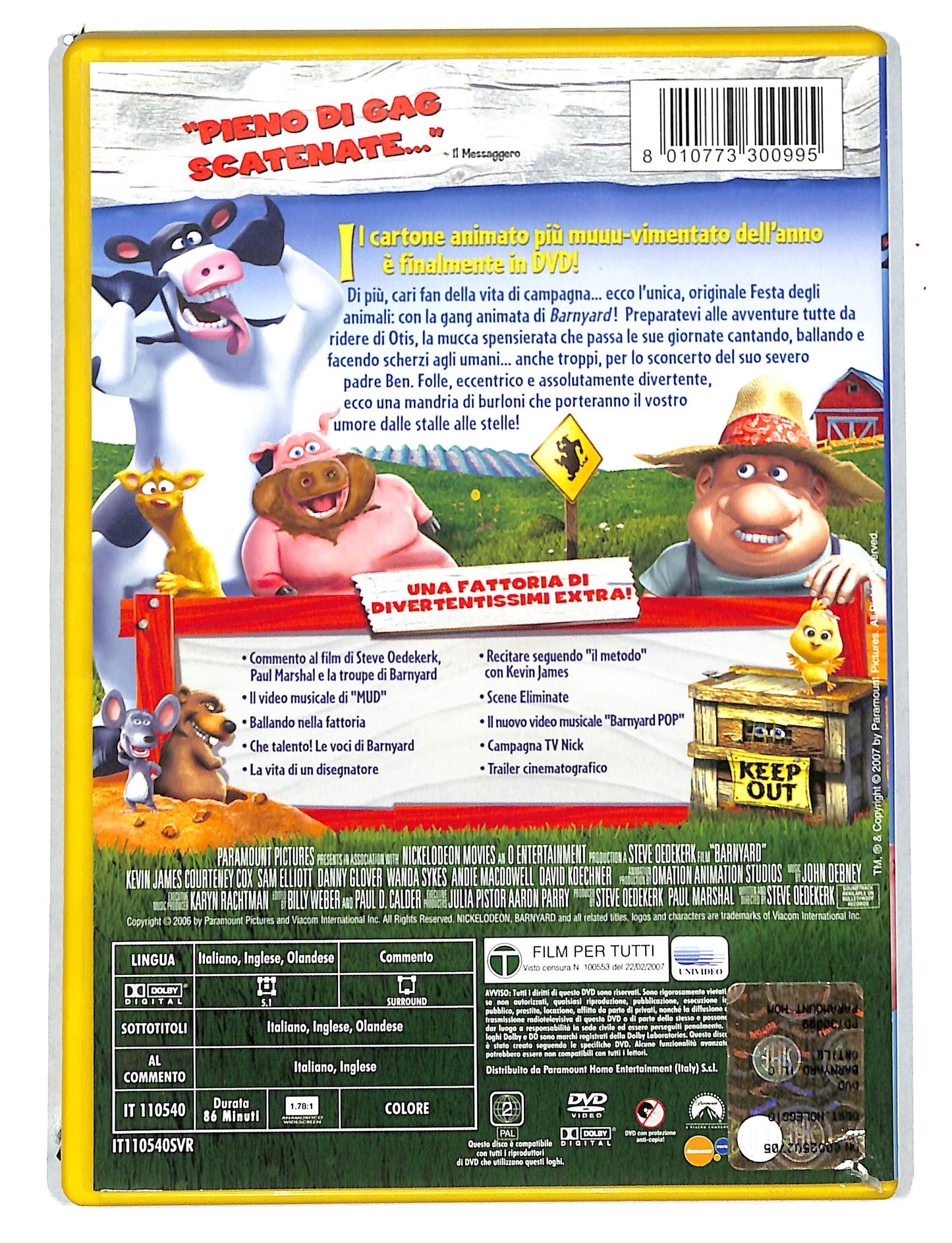 EBOND Barnyard il cortile NOLEGGIO DVD DB807824