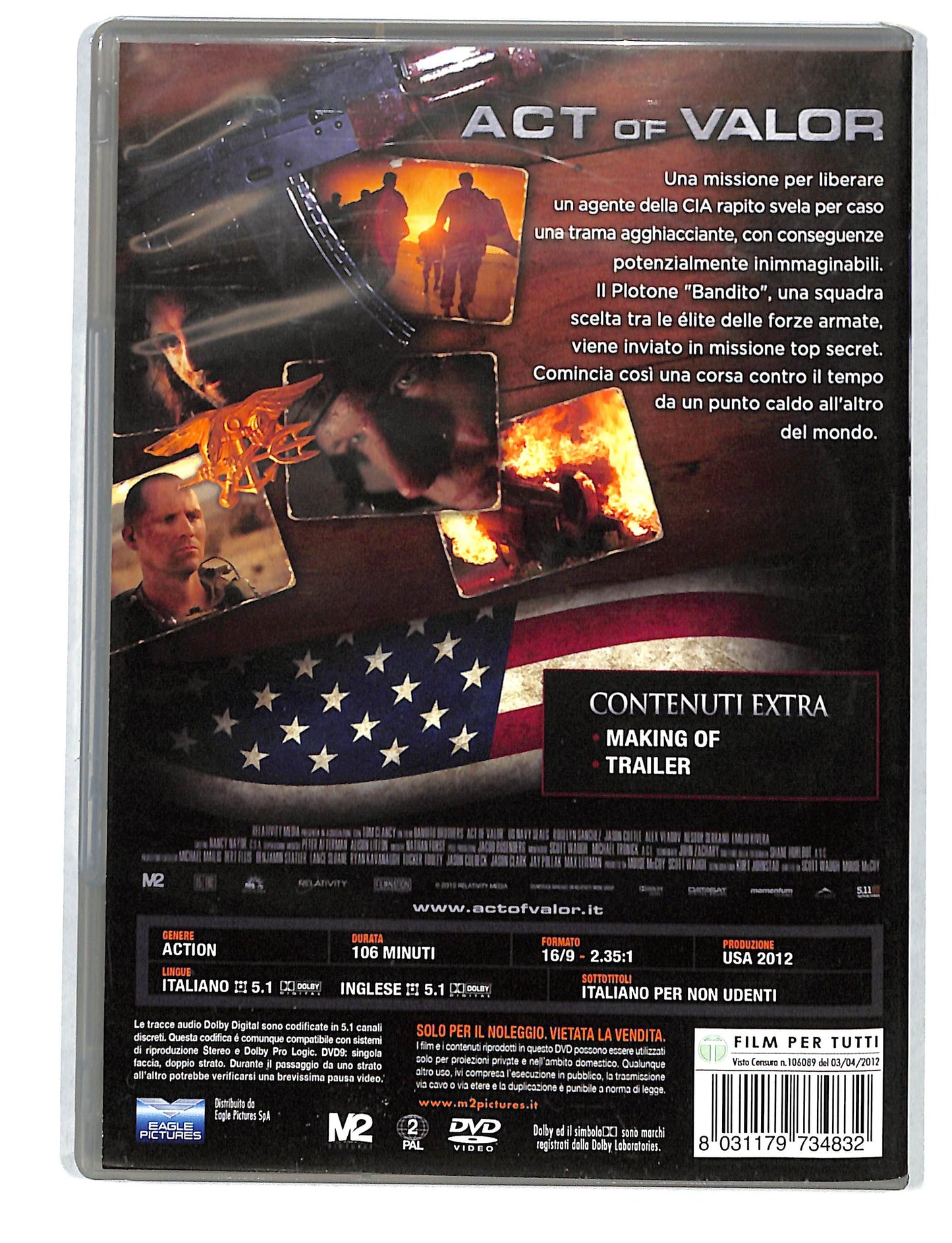 EBOND Act of Valor NOLEGGIO DVD DB807826