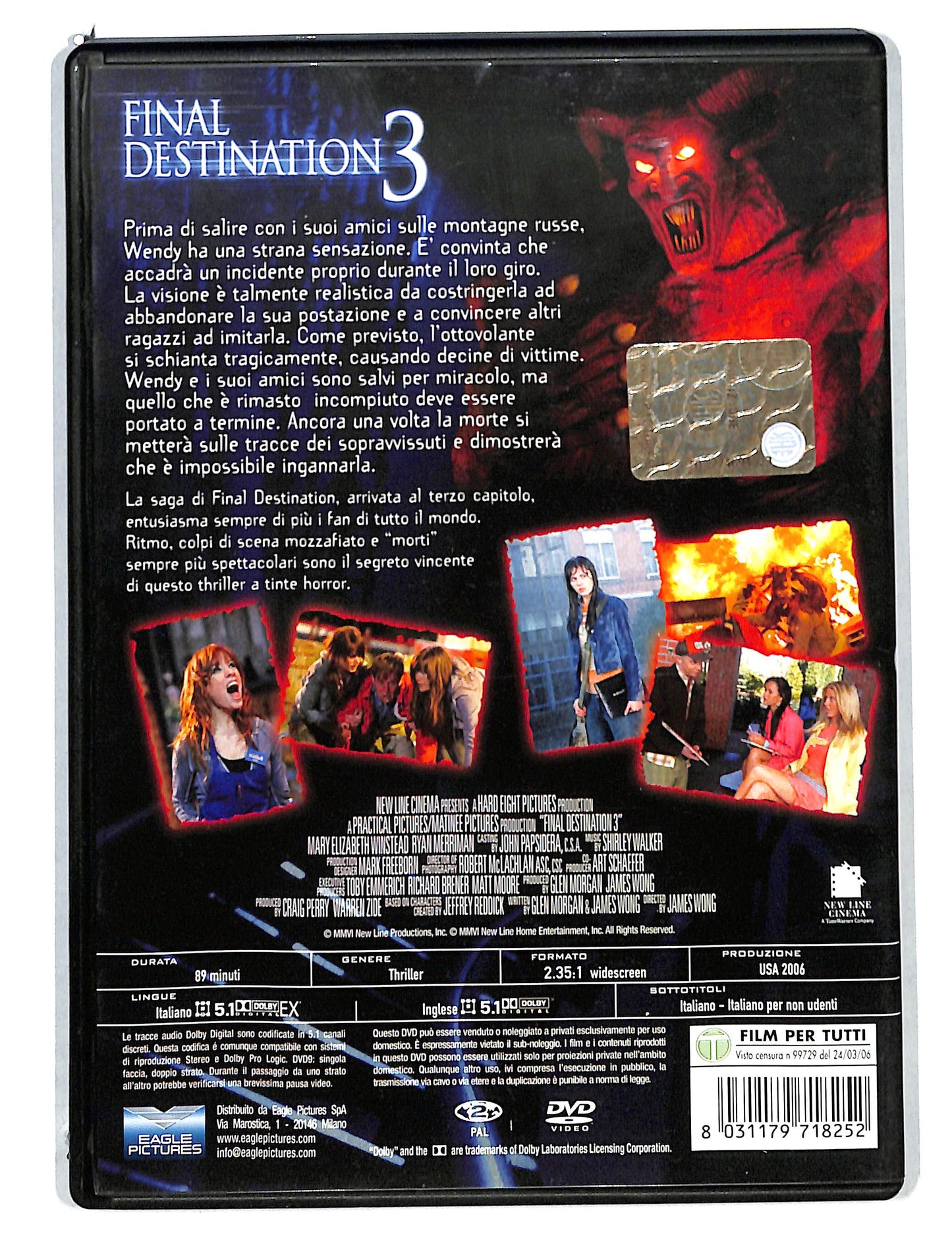 EBOND Final Destination 3 NOLEGGIO DVD DB807830