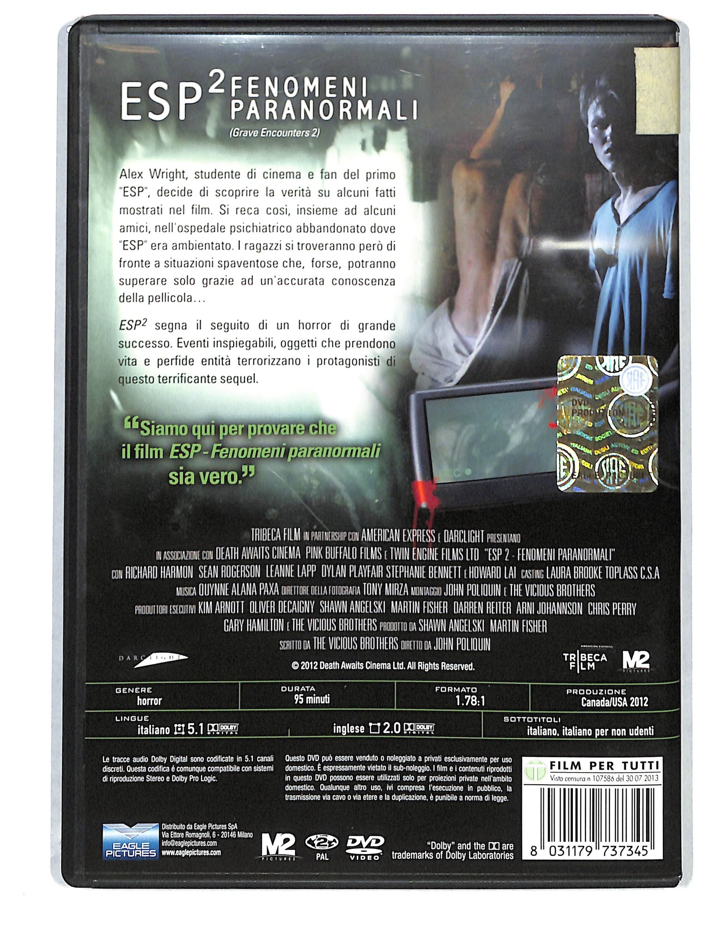 EBOND ESP² - Fenomeni paranormali NOLEGGIO DVD DB807846