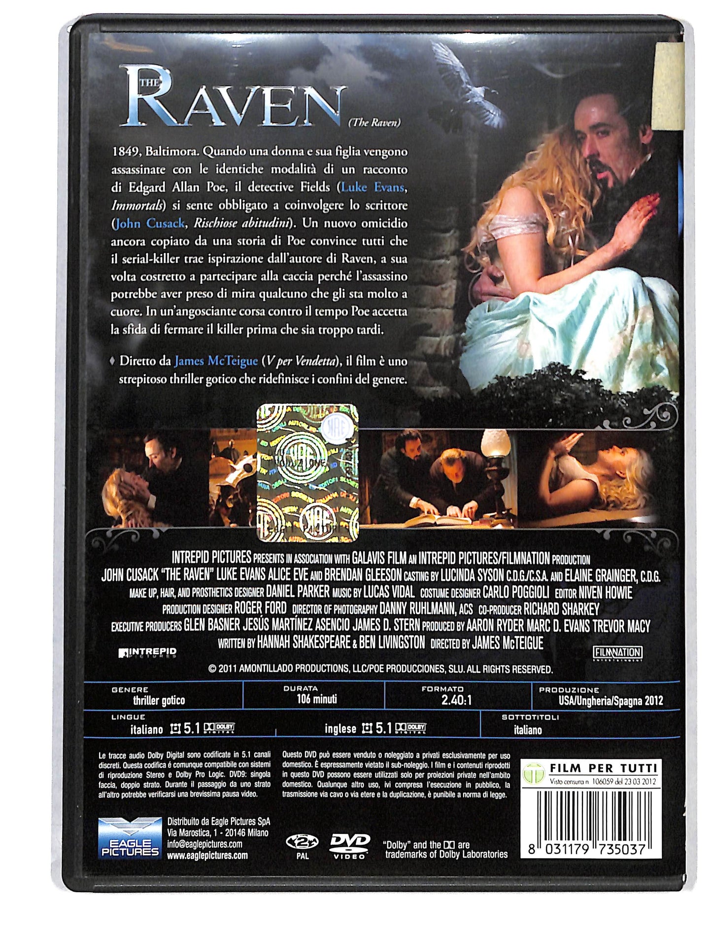 EBOND The Raven NOLEGGIO DVD DB807859
