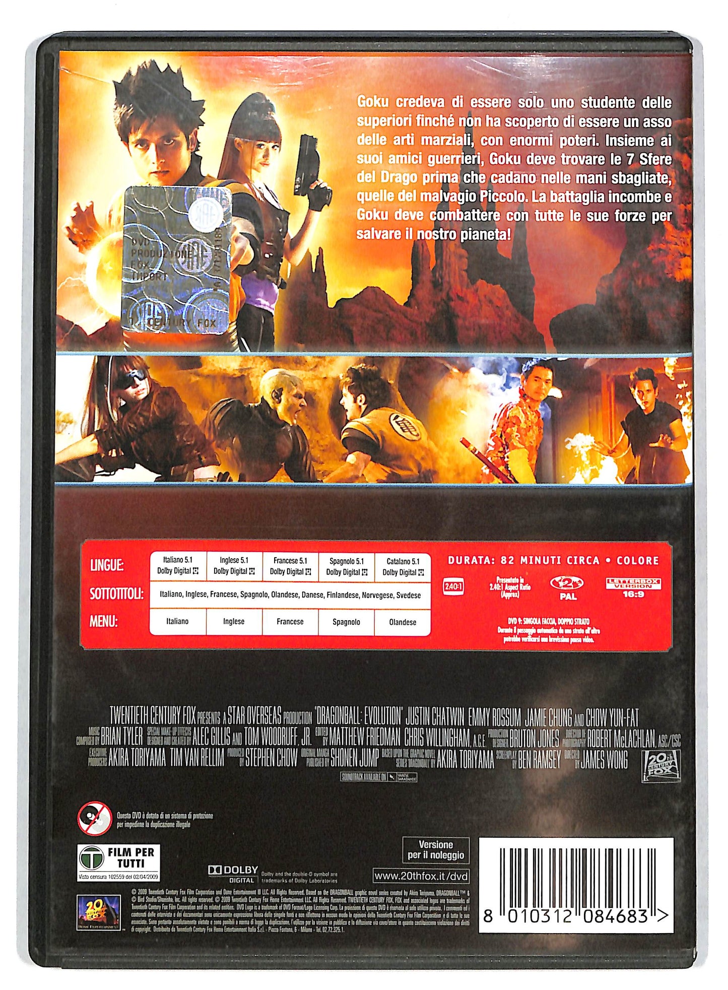 EBOND Dragonball Evolution NOLEGGIO DVD DB808810