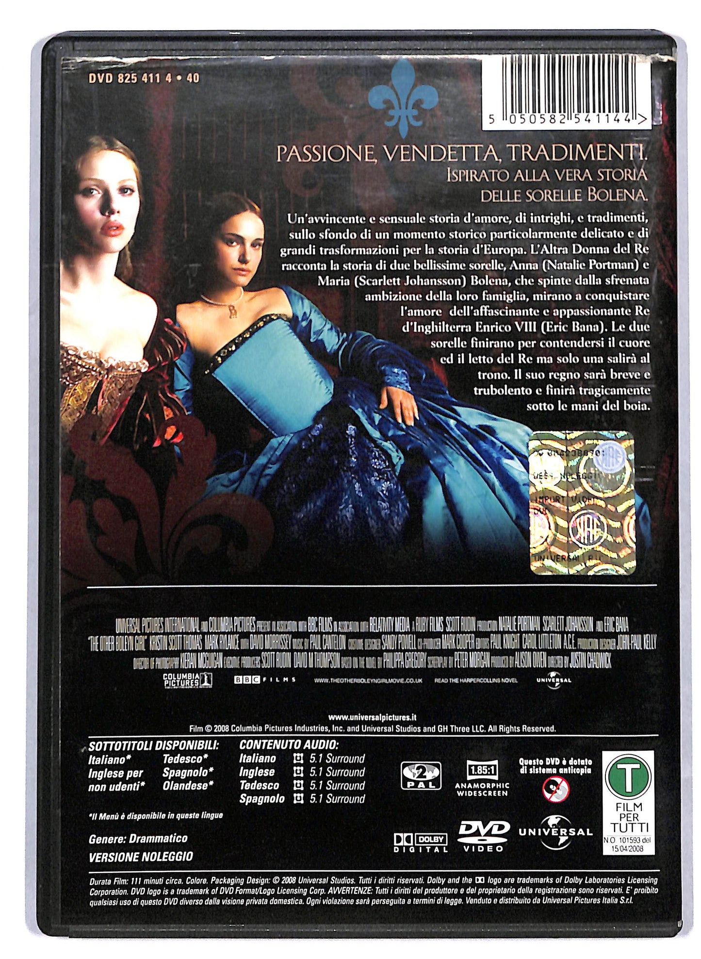 EBOND L'altra donna del Re NOLEGGIO DVD DB809614