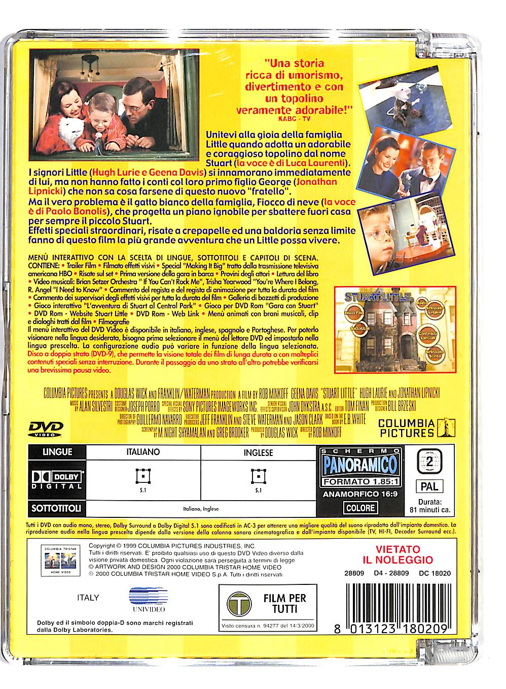 EBOND Stuart Little - Un Topolino In Gamba SJB DVD DB809822