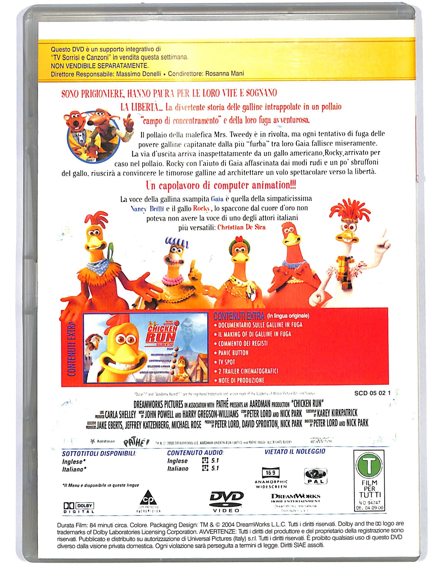 EBOND Galline in fuga EDITORIALE DVD DB809836
