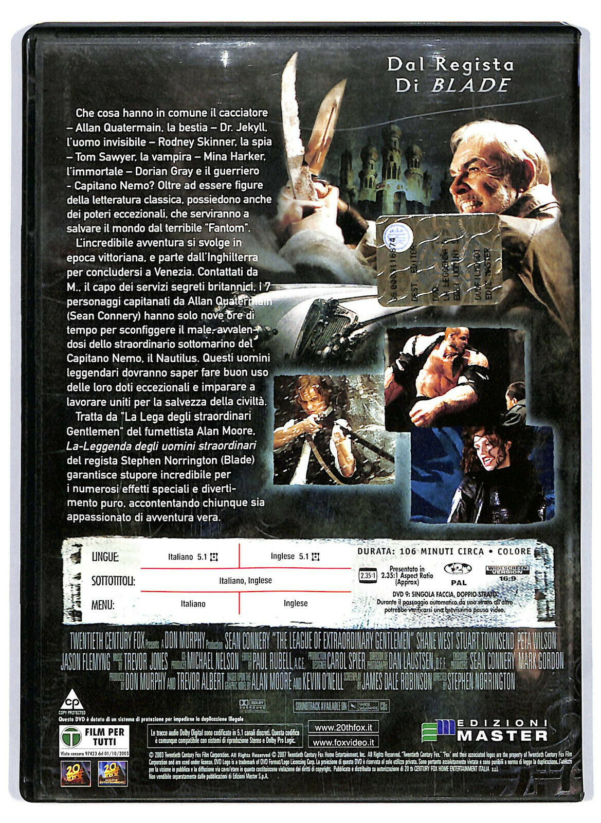 EBOND La Leggenda Degli Uomini Straordinari Editoriale DVD DB809857